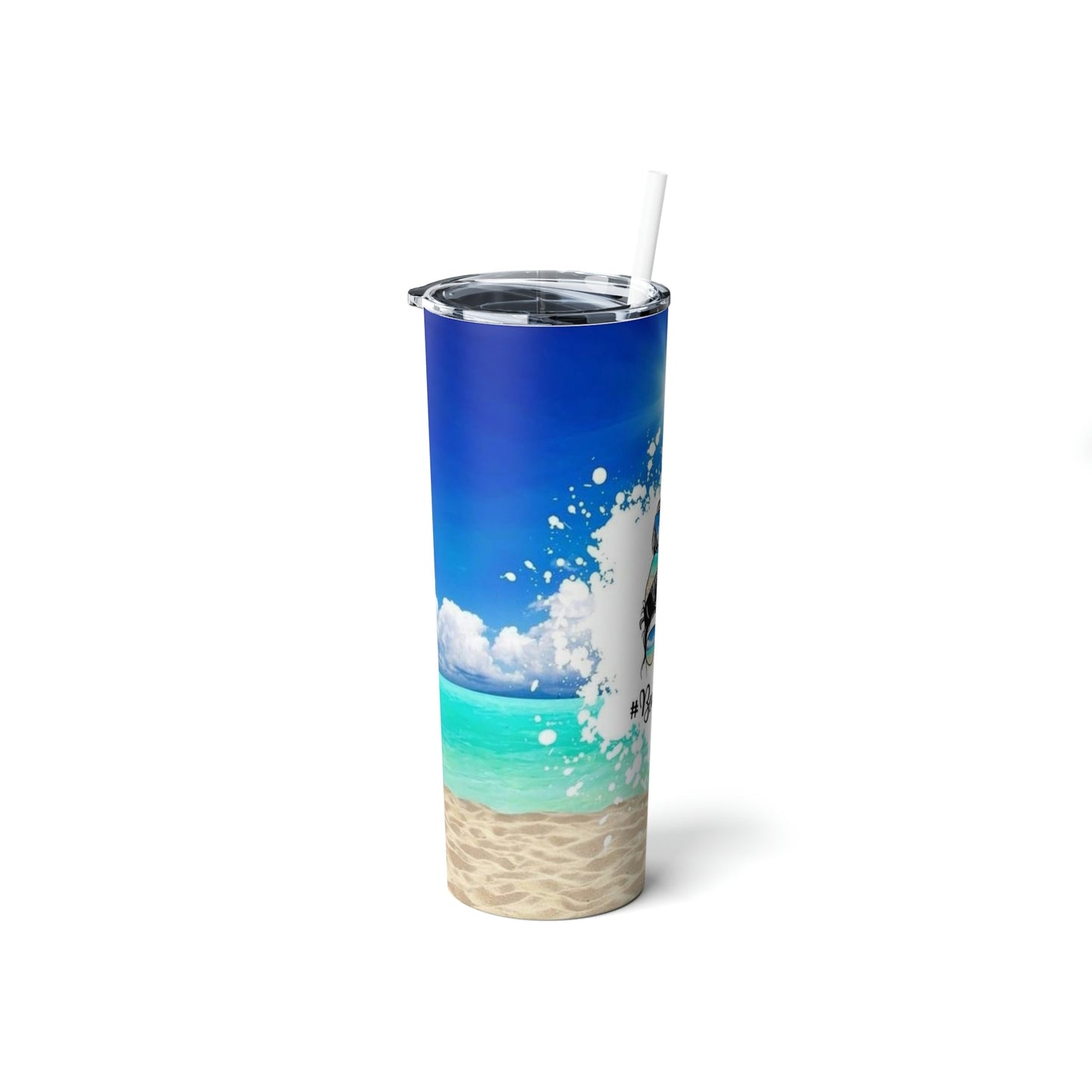 Beach Life - Skinny Tumbler