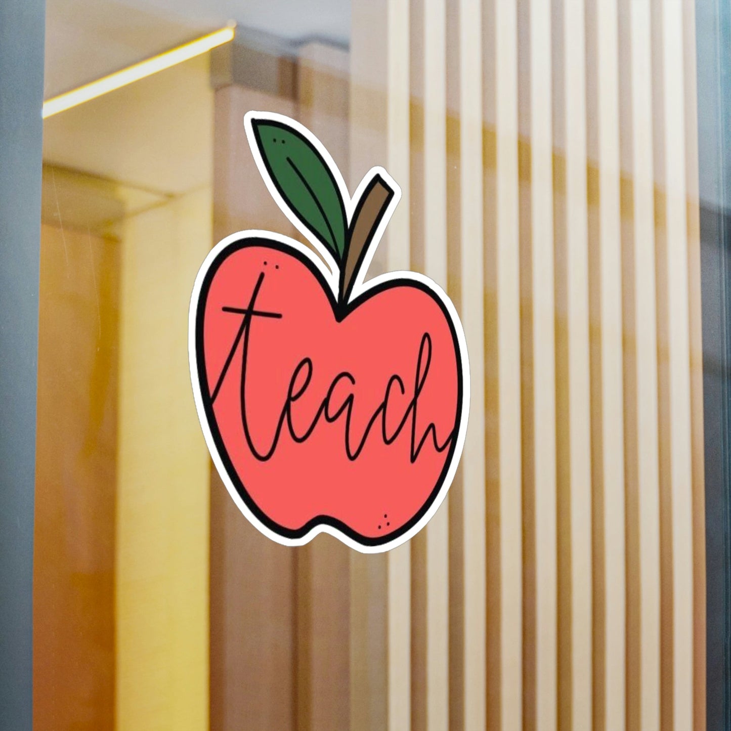 Teacher Apple Sticker