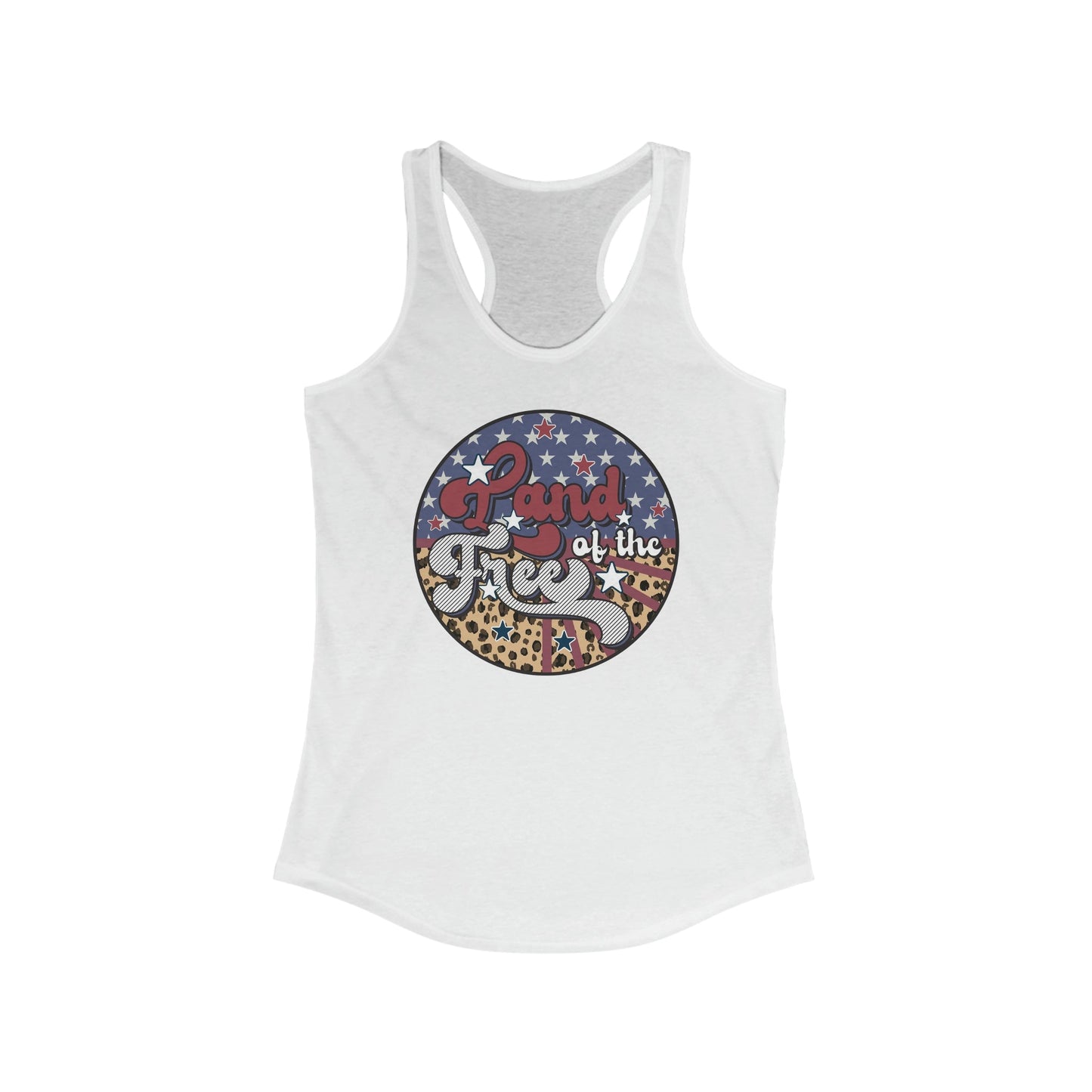 Land of the Free Racerback Tank