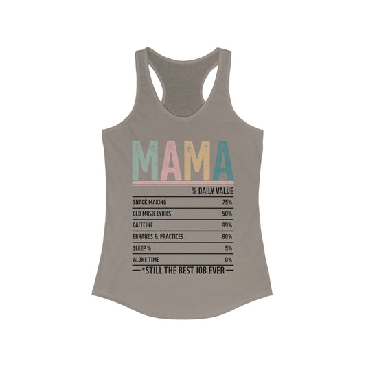 Mama - Still The Best Job Ever Women's Ideal Racerback Tank