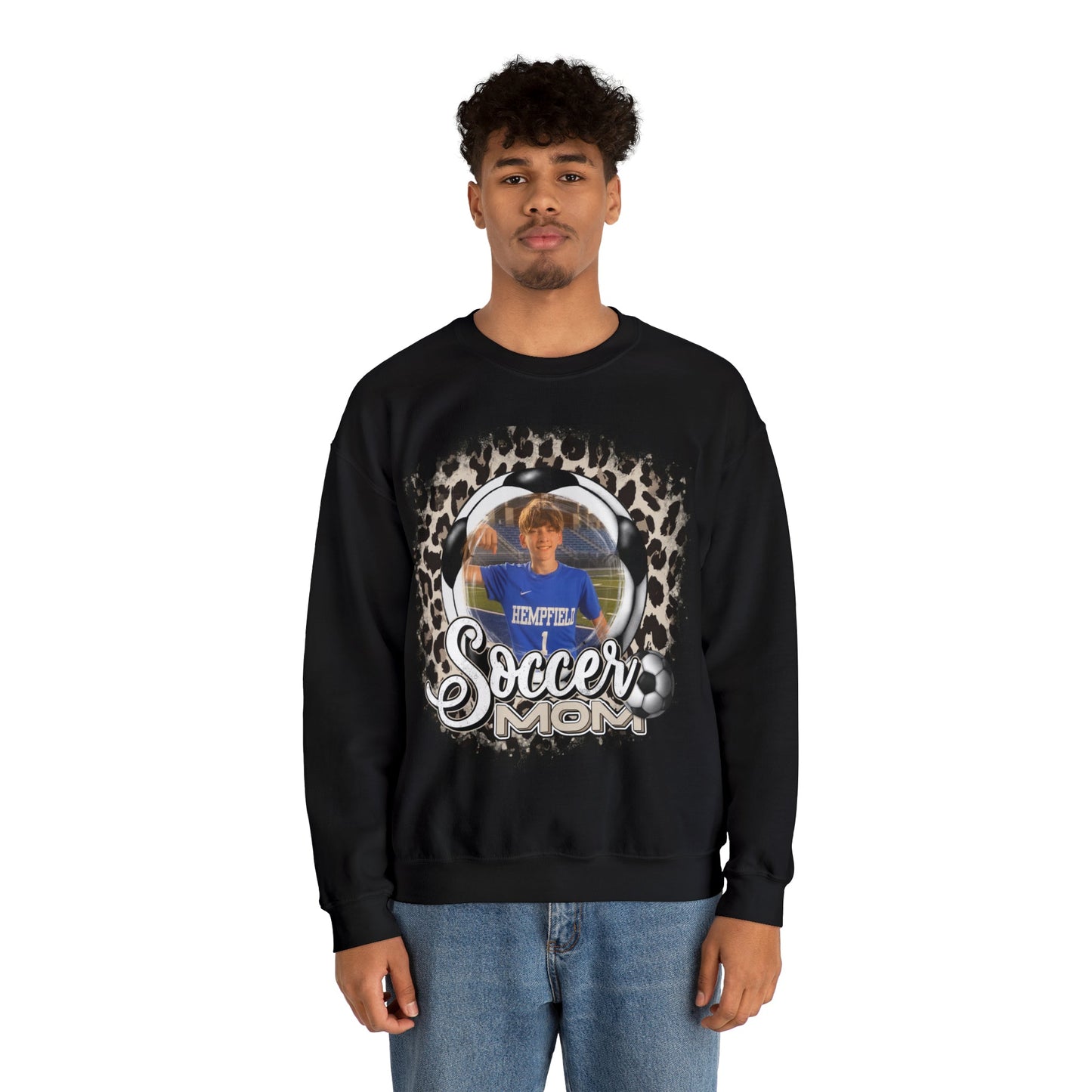 Custom Soccer Mom Heavy Blend™ Crewneck Sweatshirt