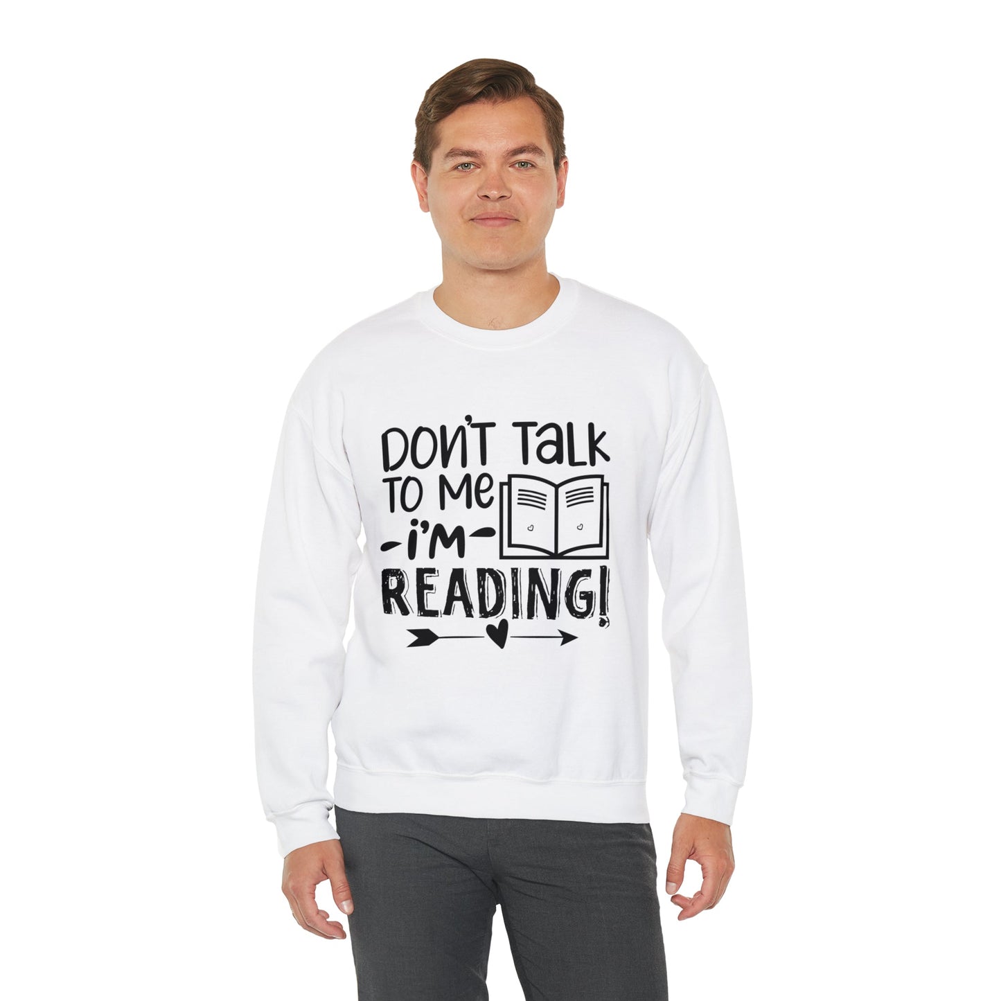 Don’t Talk  Heavy Blend™ Crewneck Sweatshirt