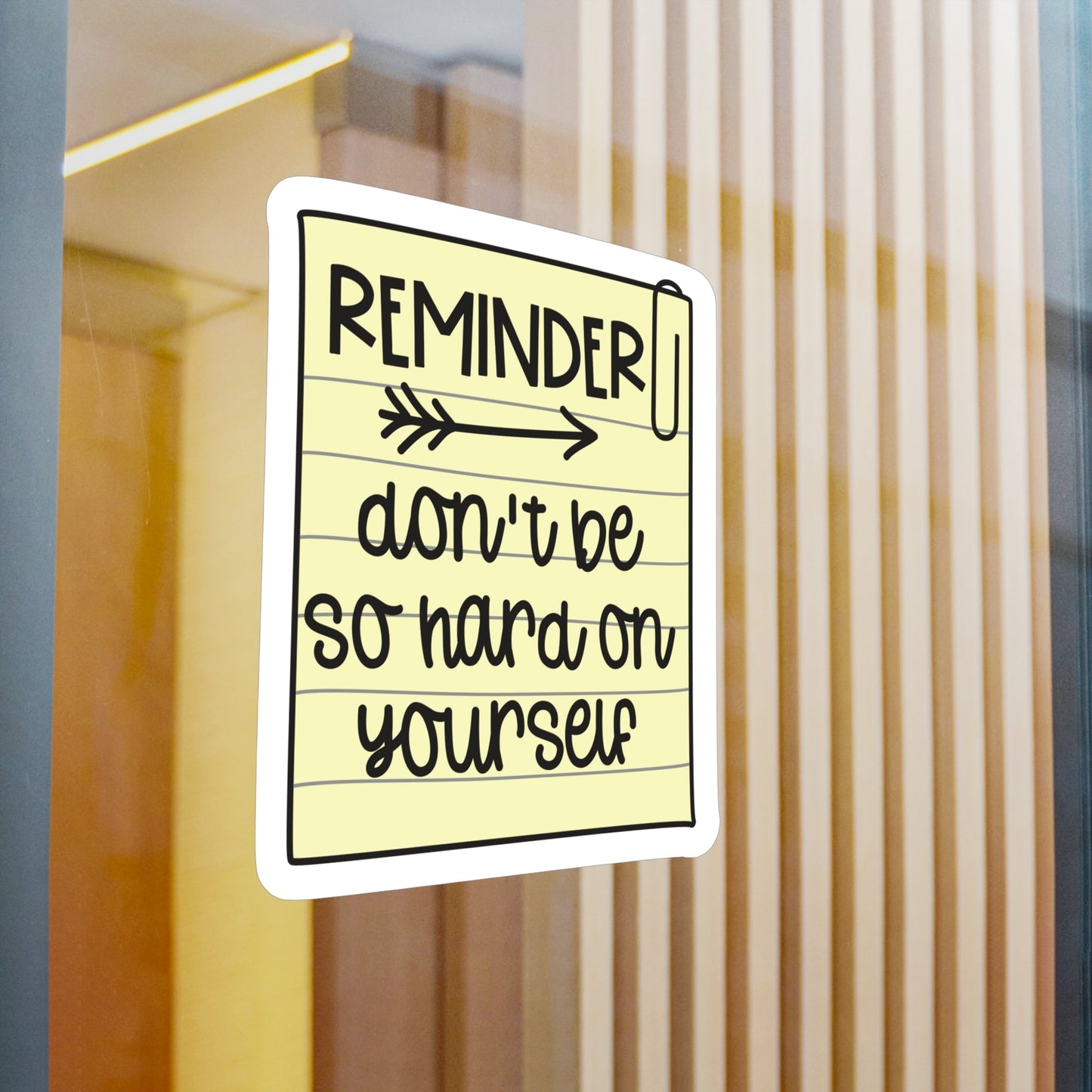 Reminder Sticker