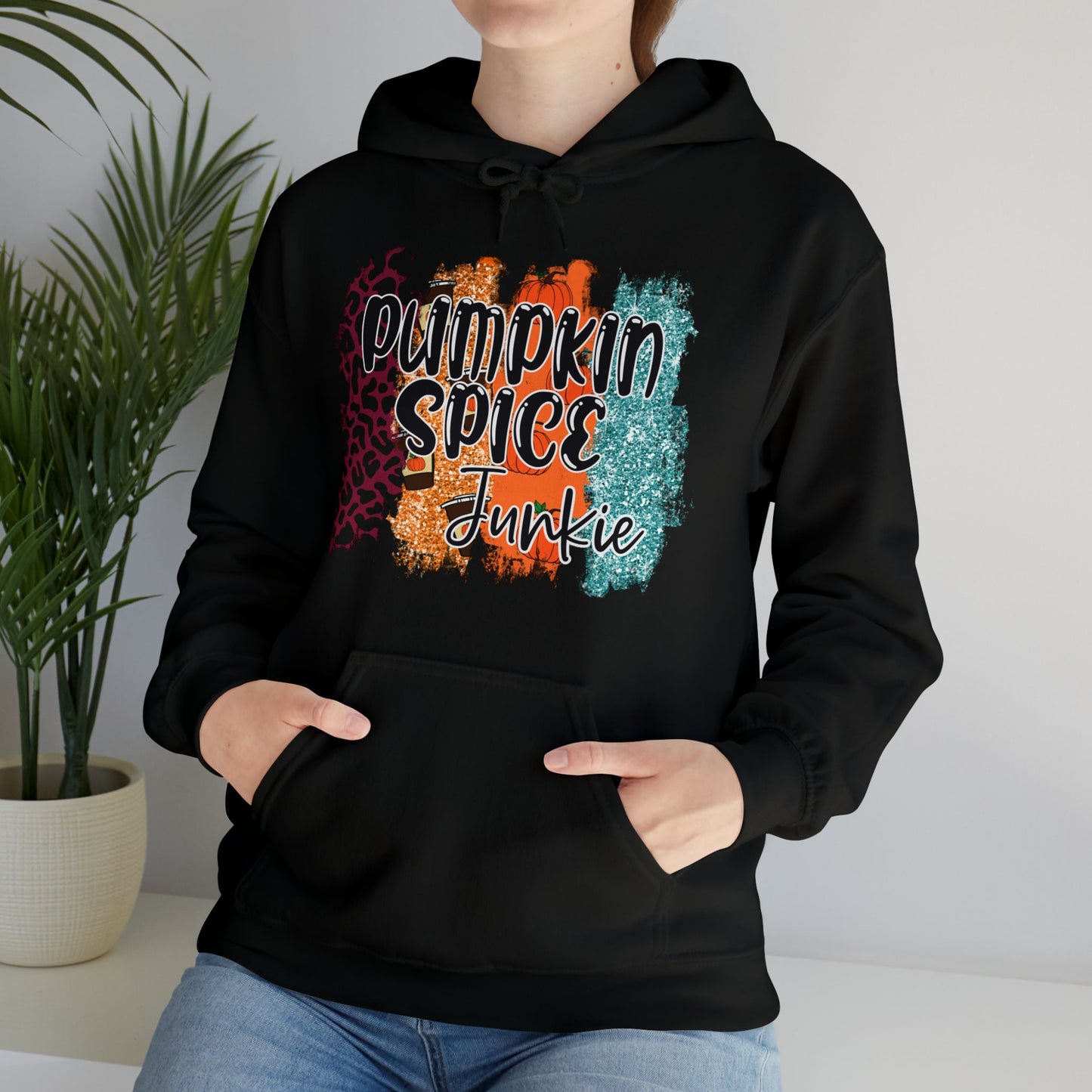 Pumpkin Spice Junkie Heavy Blend™ Hooded Sweatshirt