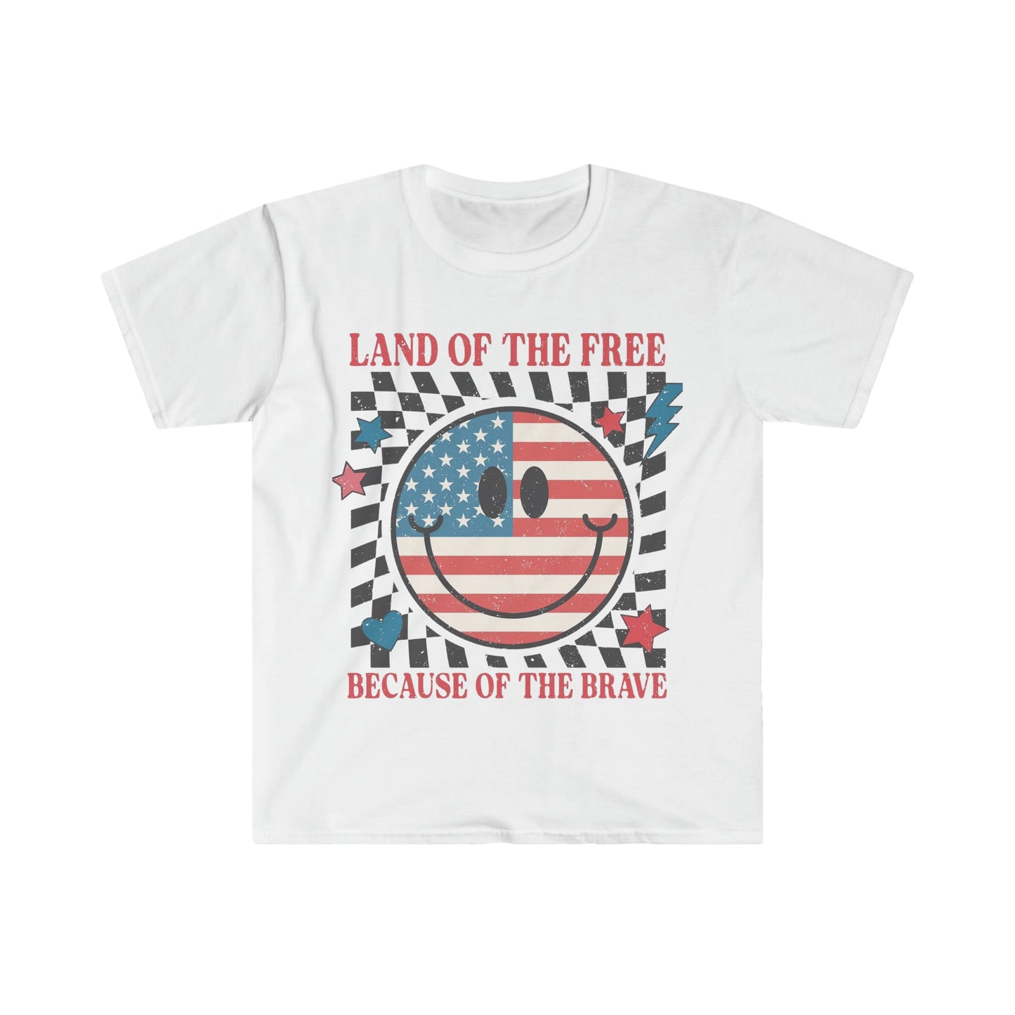 Land of the Free Smile Softstyle T-Shirt