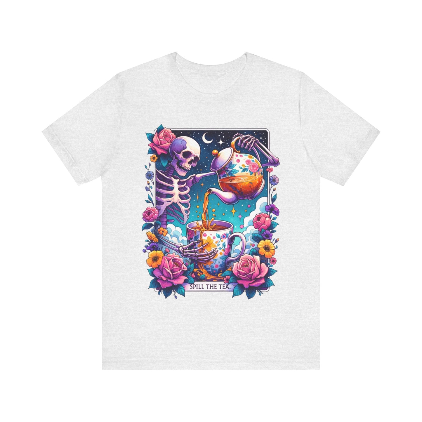 Spillin Tea Tarot  Jersey Short Sleeve Tee