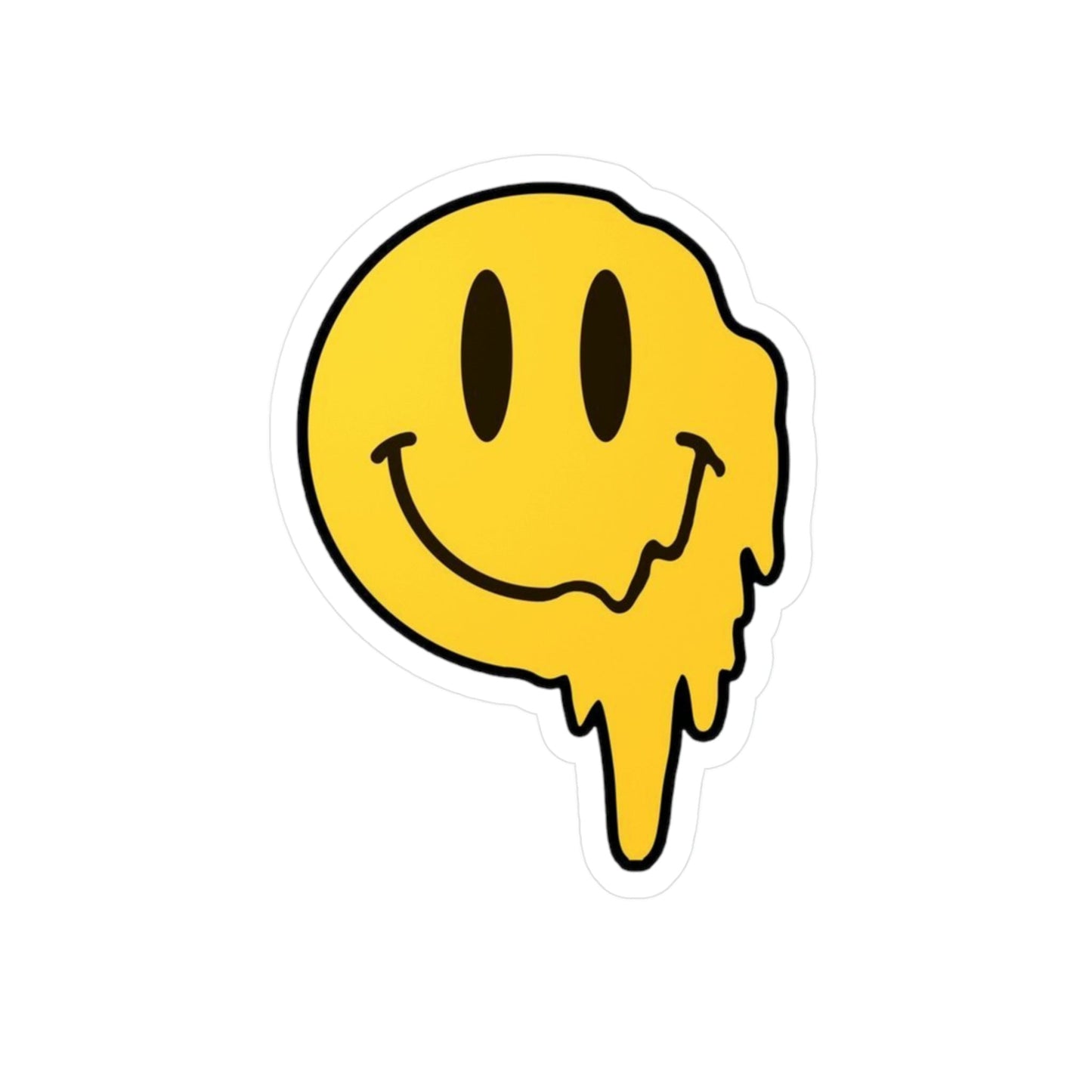 Melting Smiley Sticker