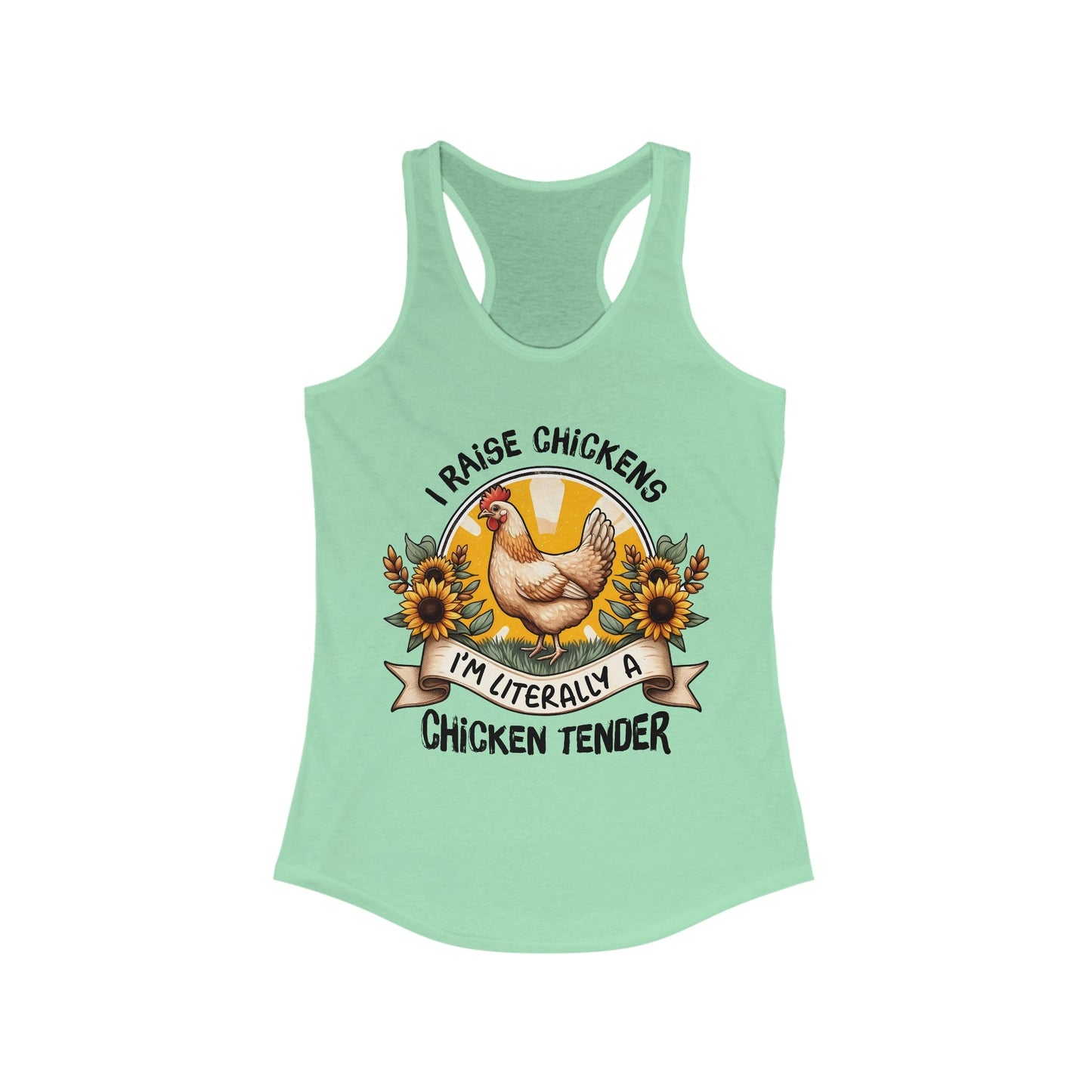 Chicken Tender Women's Ideal Racerback Tank