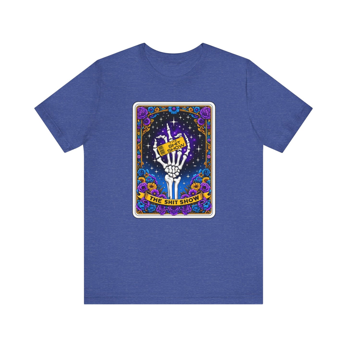 The Shit Show Tarot Card Jersey Short Sleeve Tee