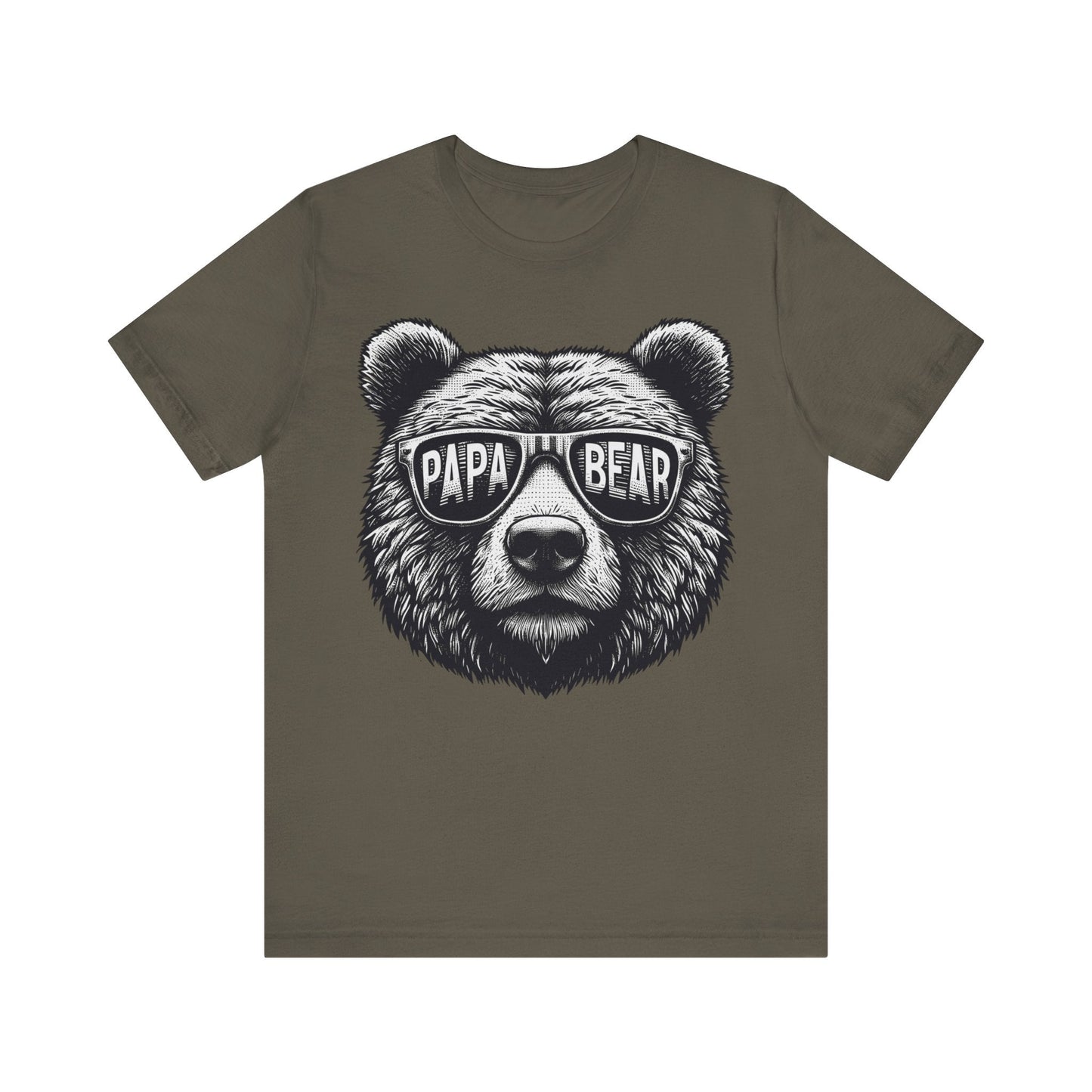 Papa Bear Jersey Short Sleeve Tee