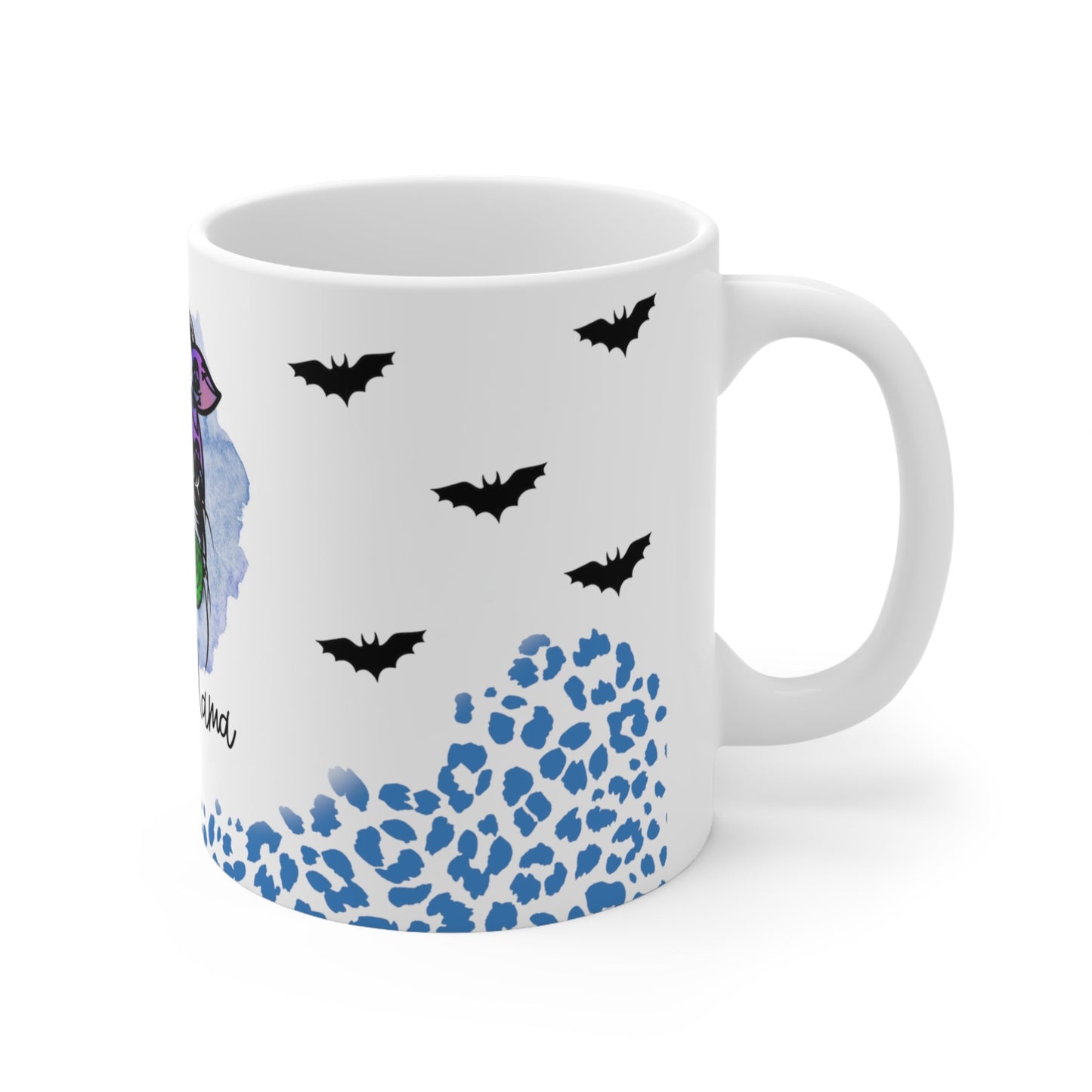 Spooky Mama Bats Ceramic Mug 11oz