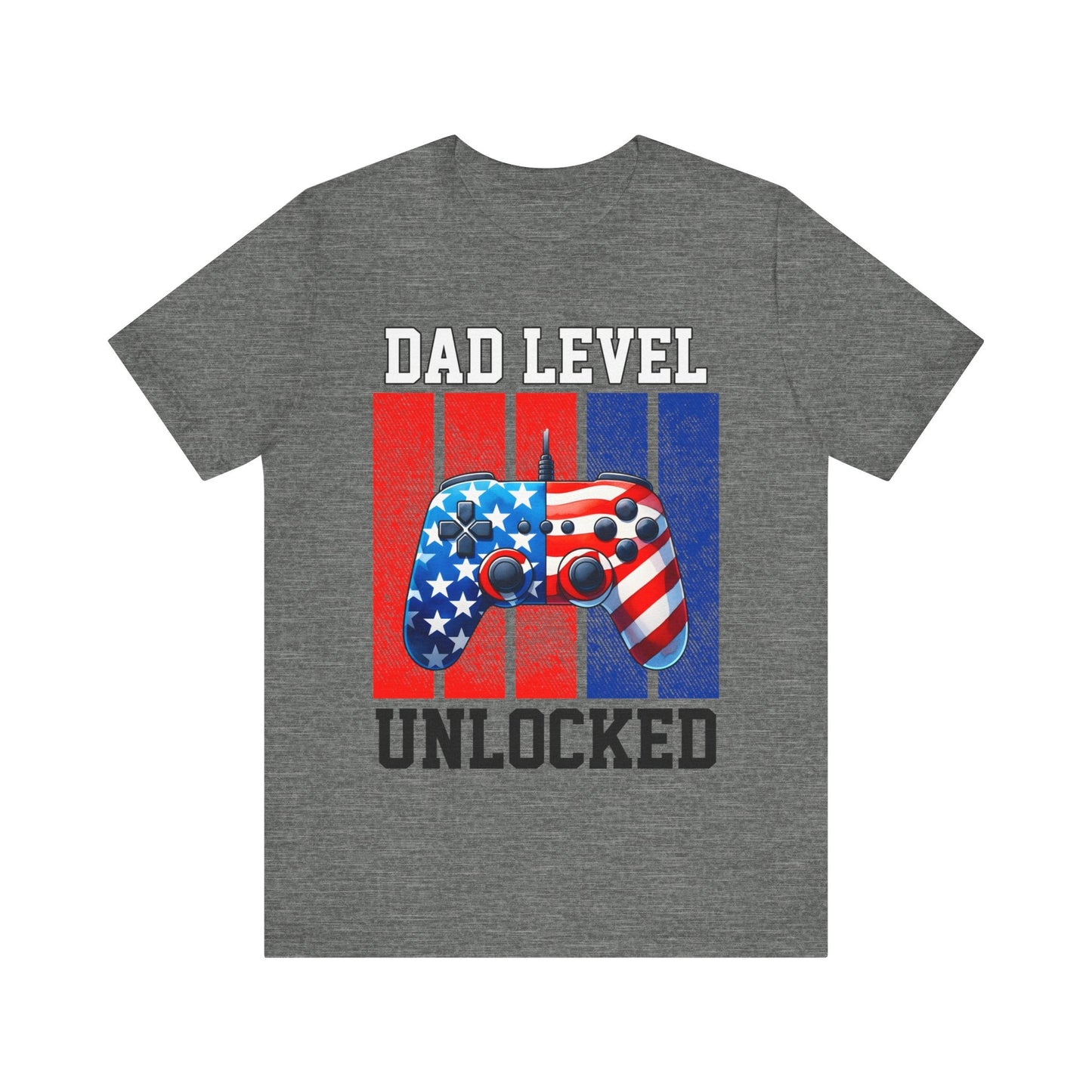 Dad Level Unlocked Jersey Short Sleeve Tee