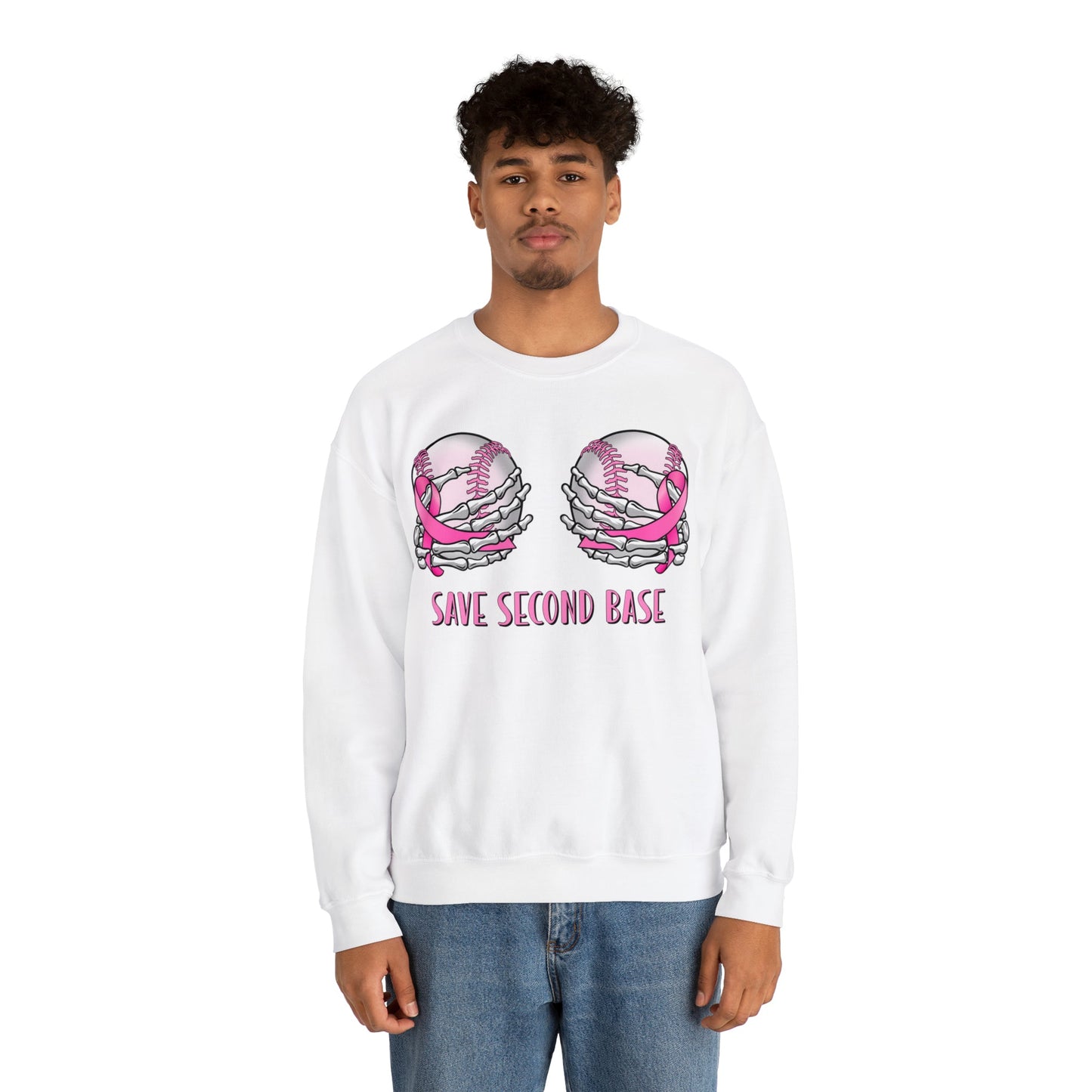 Save Second Base Heavy Blend™ Crewneck Sweatshirt