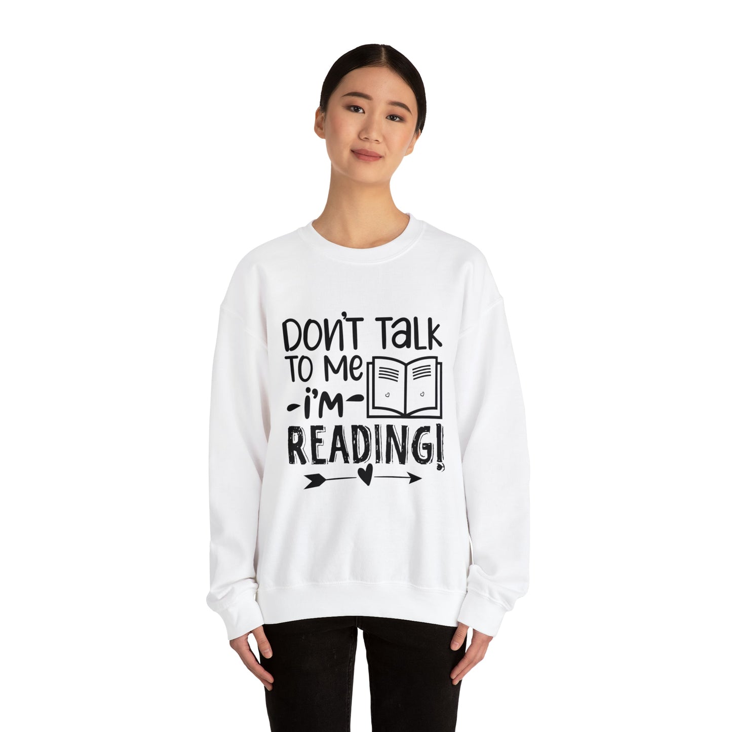 Don’t Talk  Heavy Blend™ Crewneck Sweatshirt