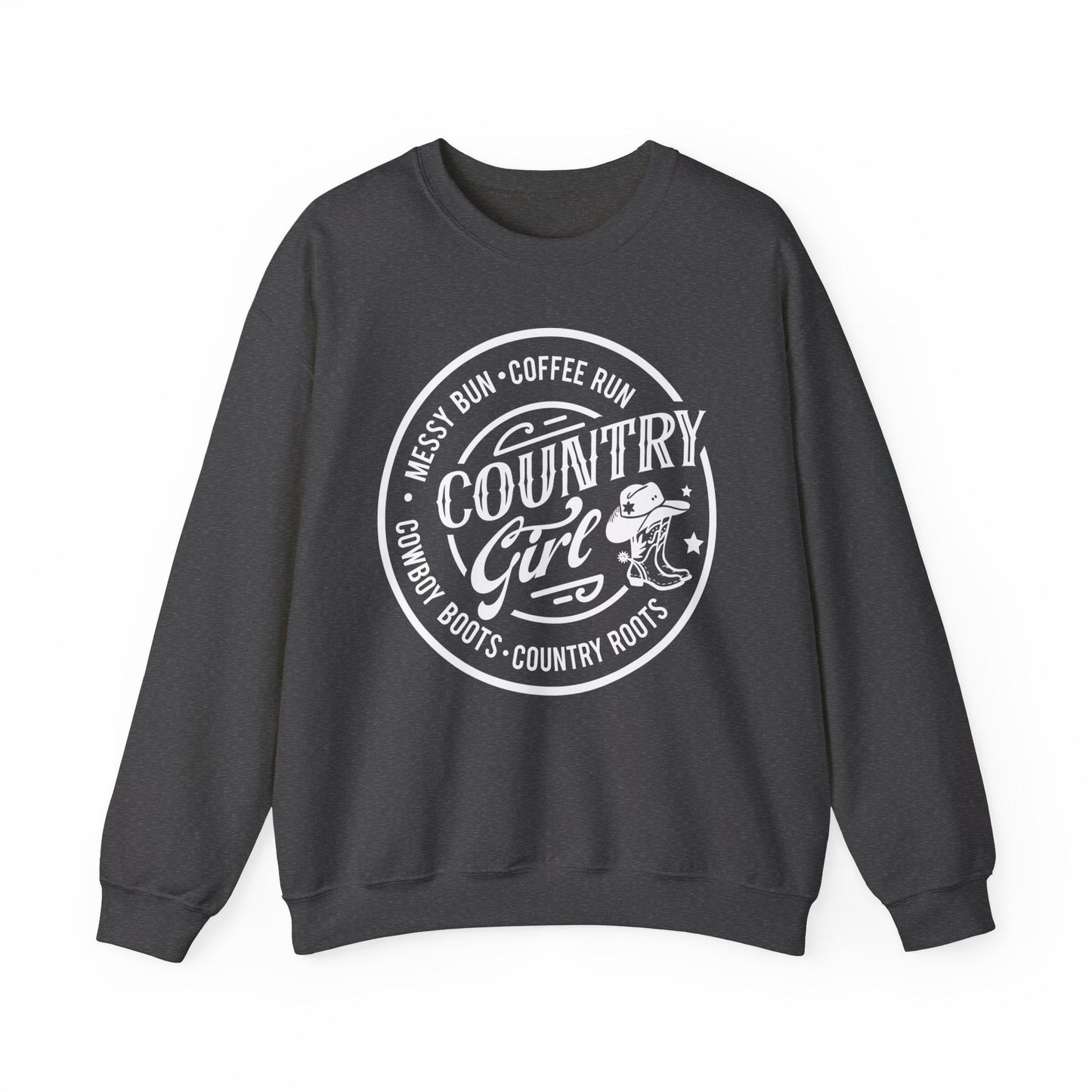 Country Girl Circle  Heavy Blend™ Crewneck Sweatshirt