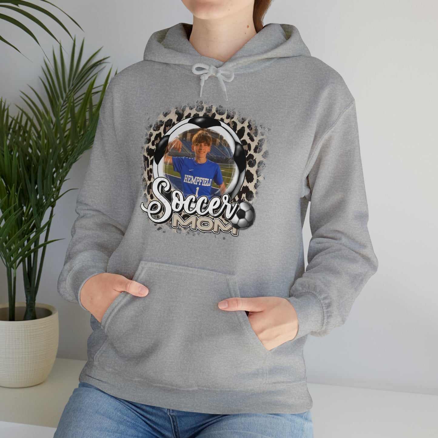 Custom Soccer Mom  Heavy Blend™ Hooded Sweatshirt