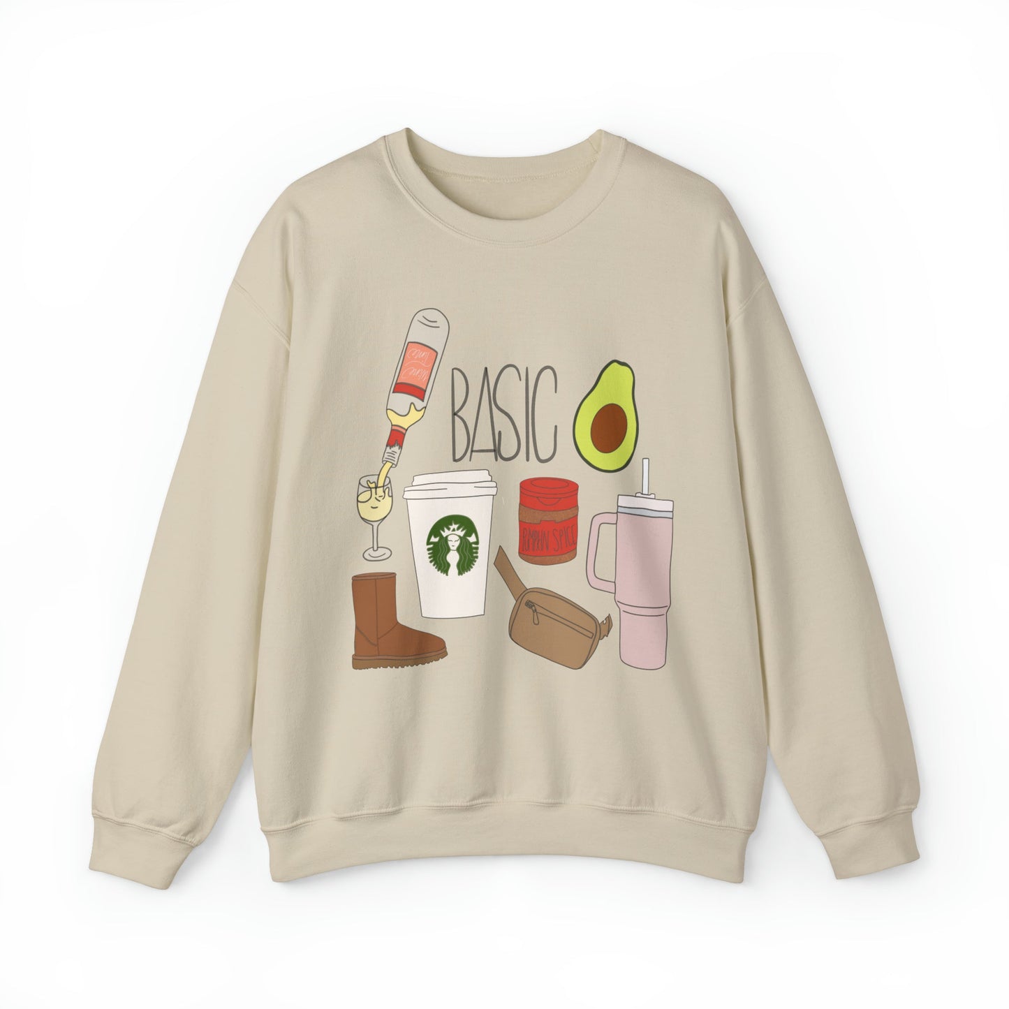 Basic Heavy Blend™ Crewneck Sweatshirt