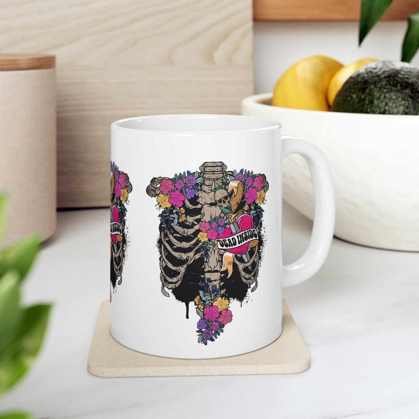 Dead Inside Ceramic Mug 11oz