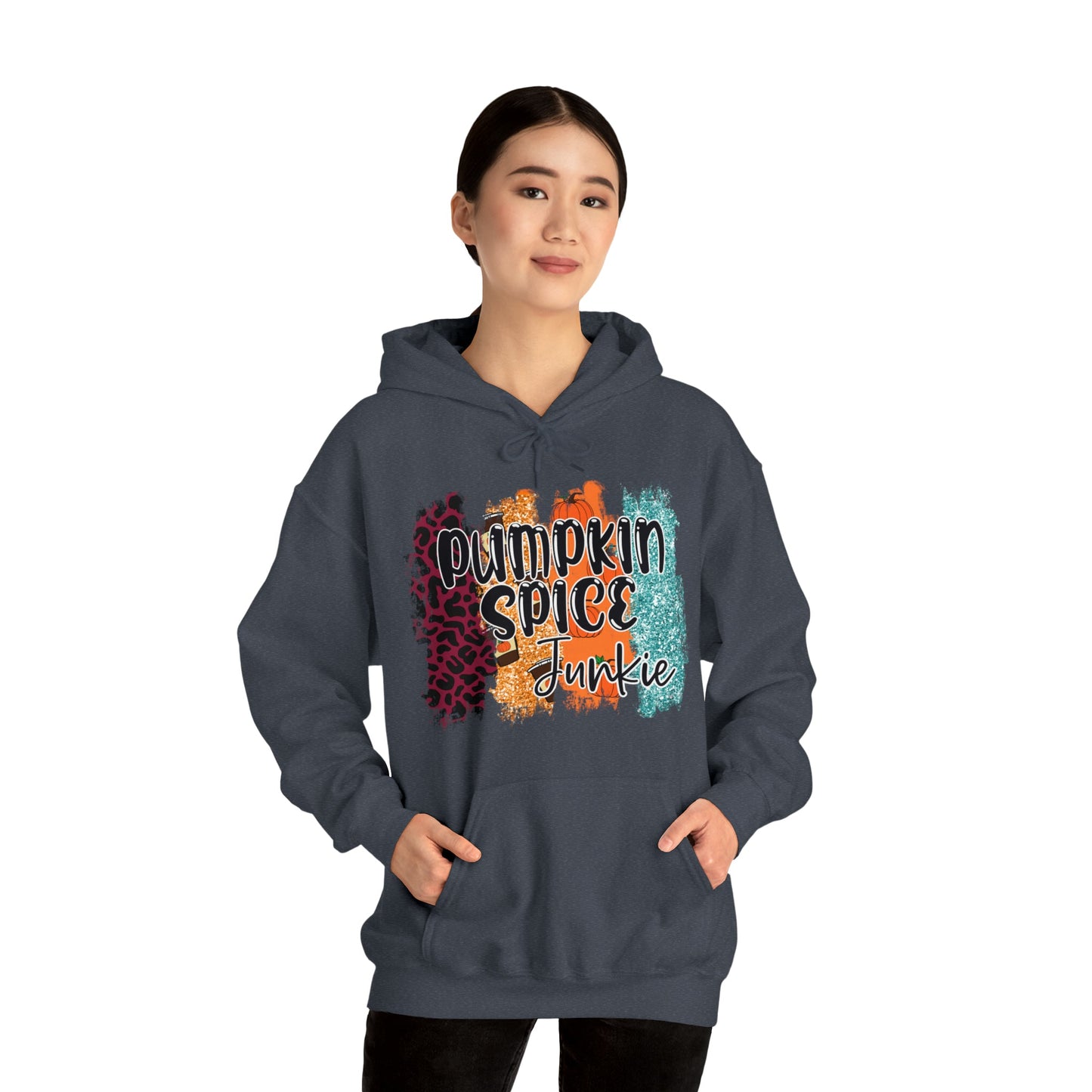 Pumpkin Spice Junkie Heavy Blend™ Hooded Sweatshirt