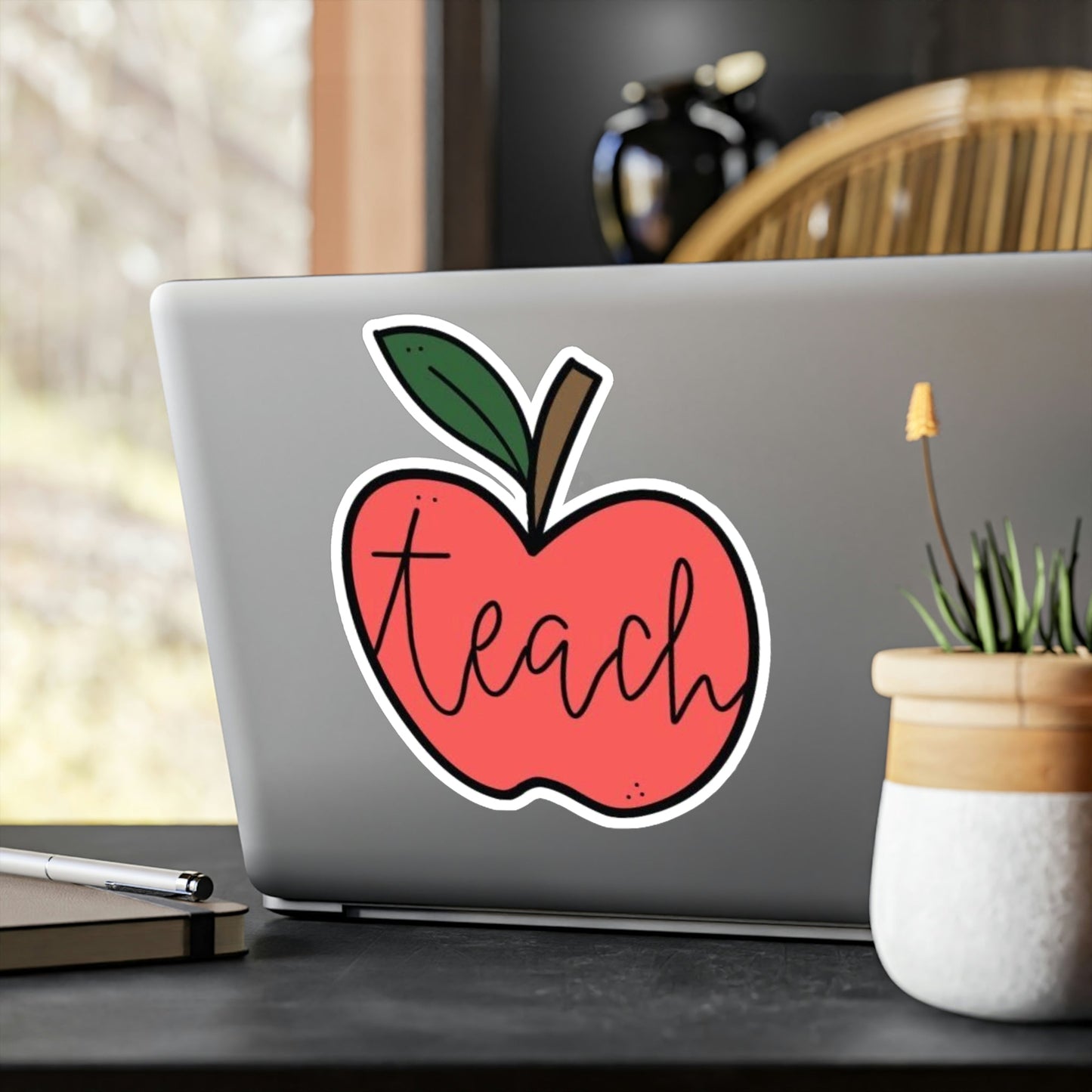 Teacher Apple Sticker