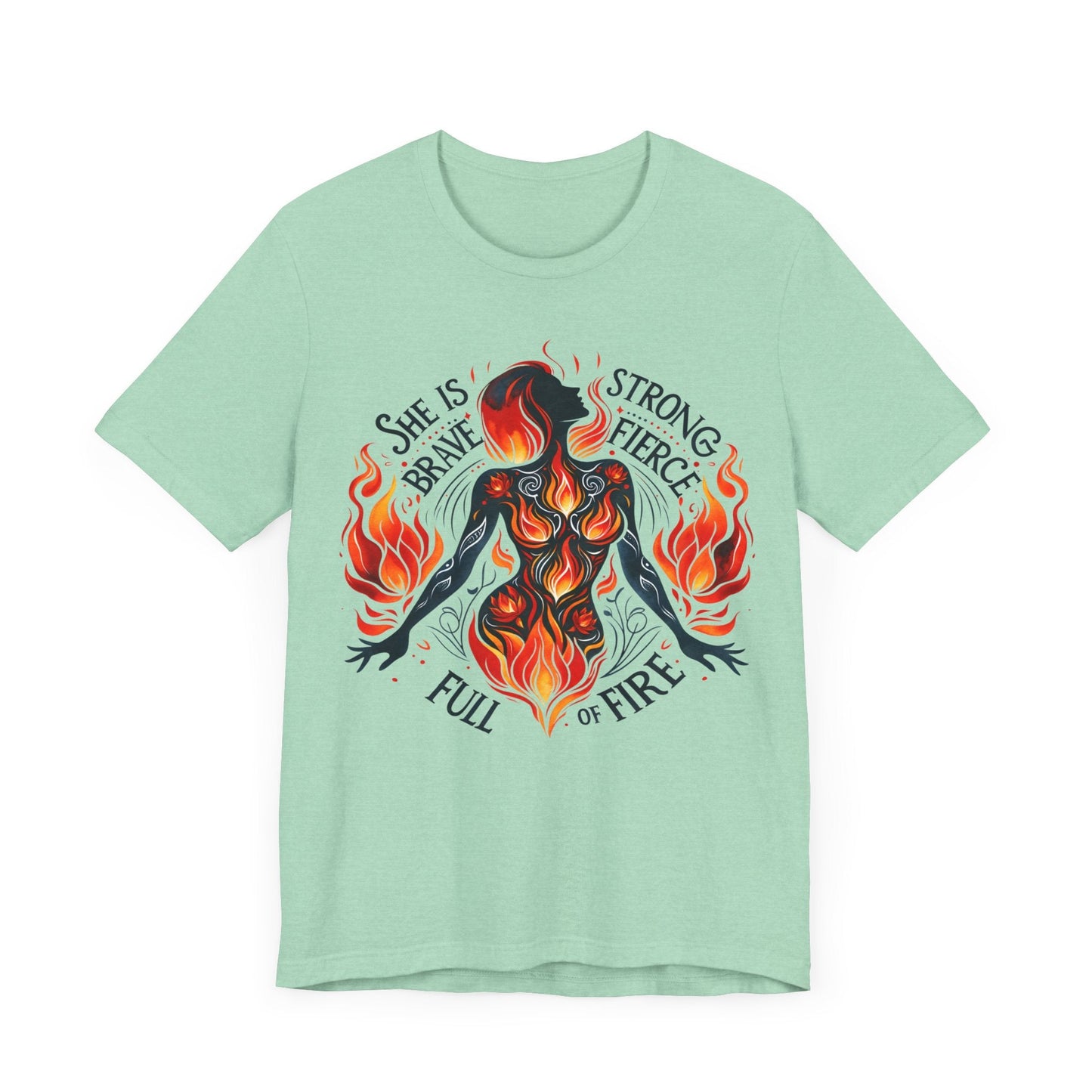 Full Of Fire Jersey Short Sleeve Tee