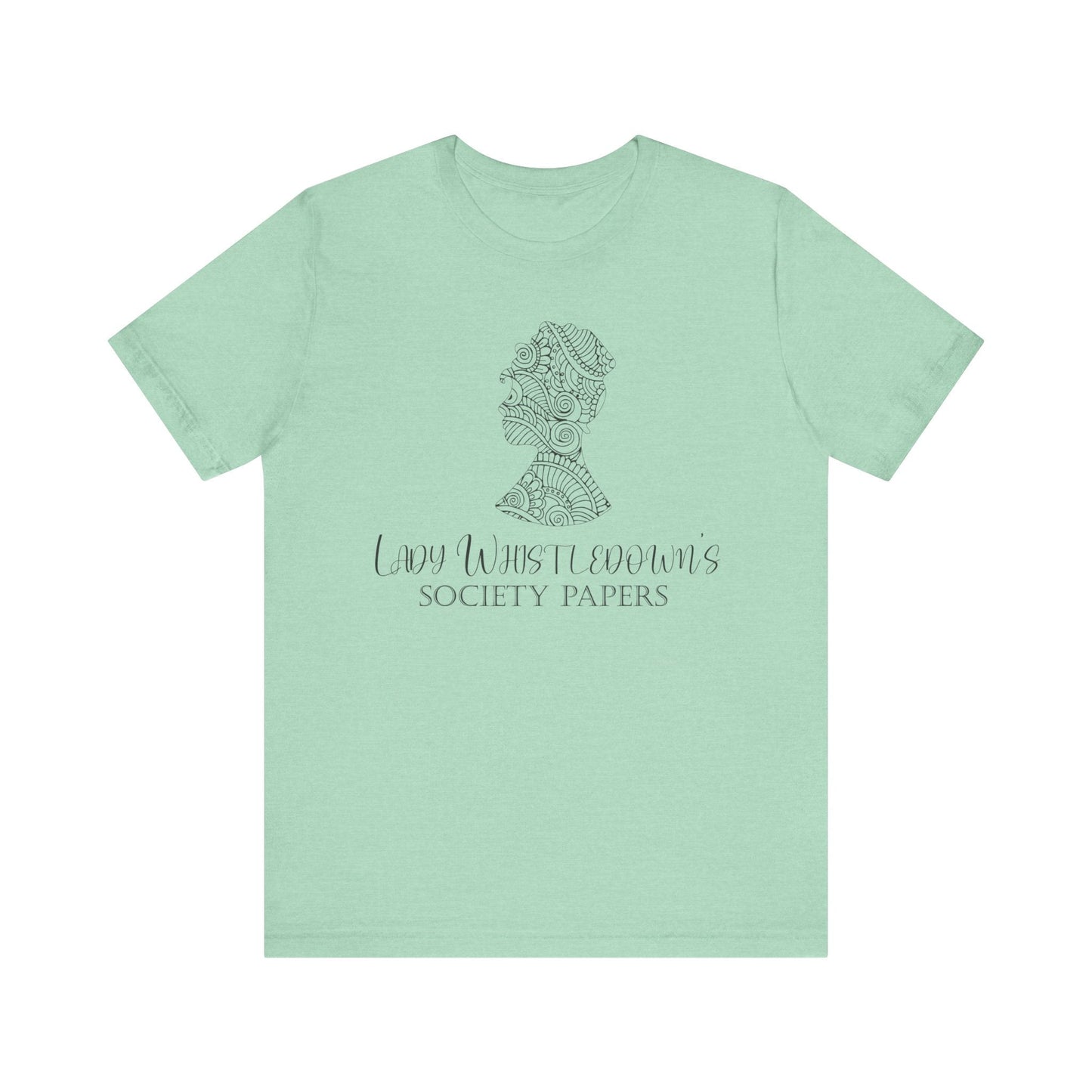 Lady Whistledowns Society Papers Jersey Short Sleeve Tee