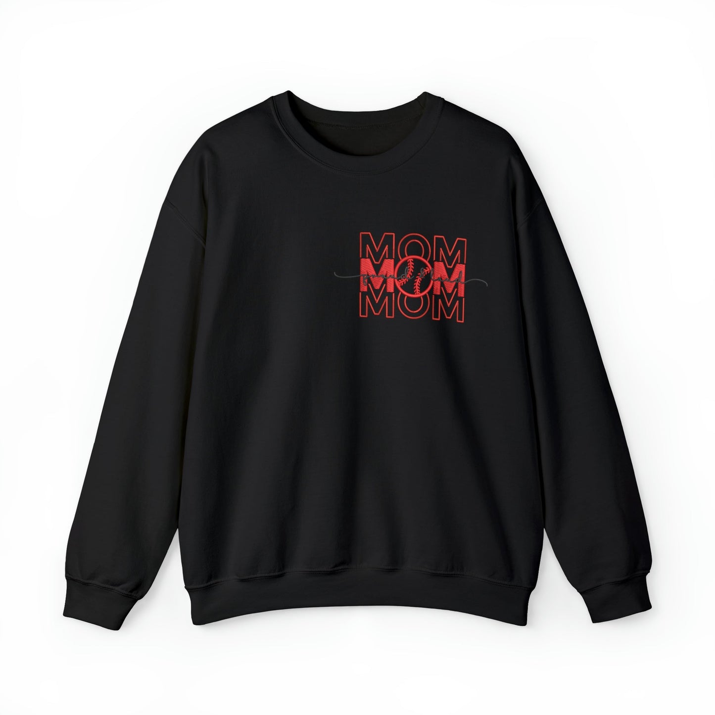 Mom Baseball Heavy Blend™ Crewneck Sweatshirt