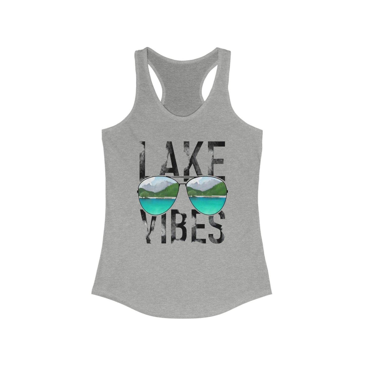 Lake Vibes Ideal Racerback Tank