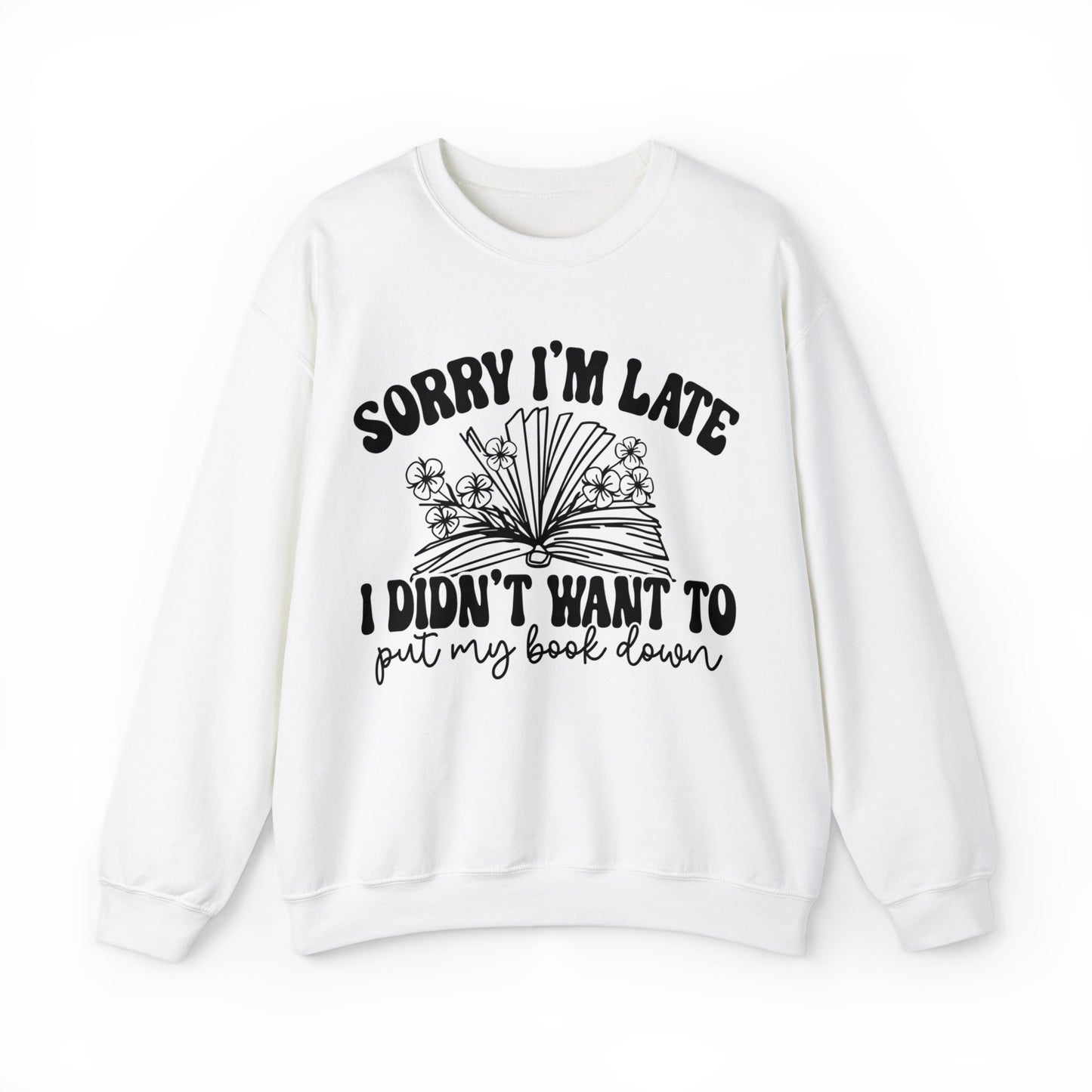 Didn’t Want To Put My Book Down Heavy Blend™ Crewneck Sweatshirt