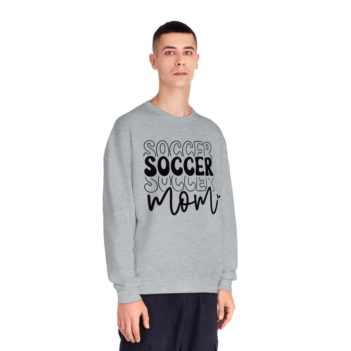 Stacked Soccer Mom NuBlend® Crewneck Sweatshirt