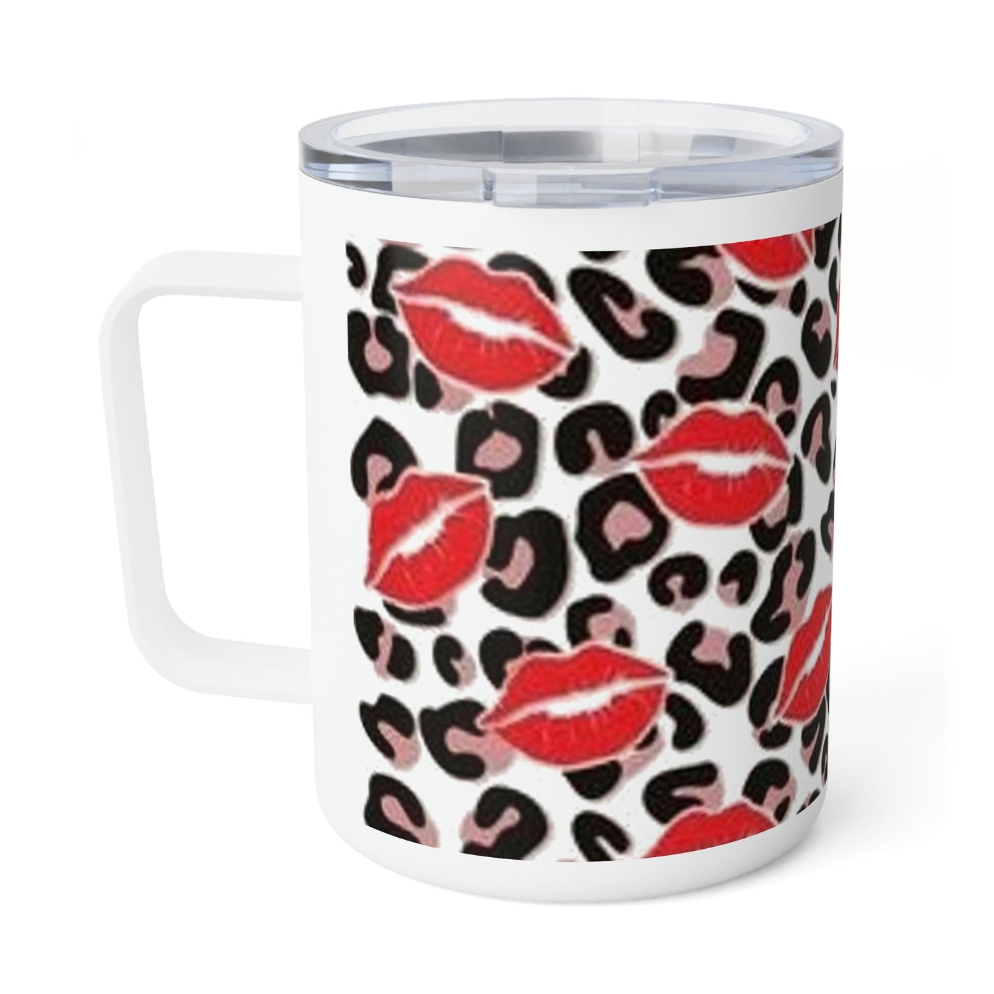 Leopard Lips- Insulated Coffee Mug, 10oz