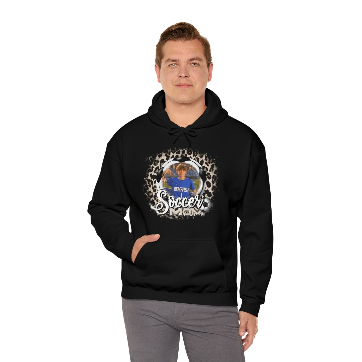 Custom Soccer Mom  Heavy Blend™ Hooded Sweatshirt