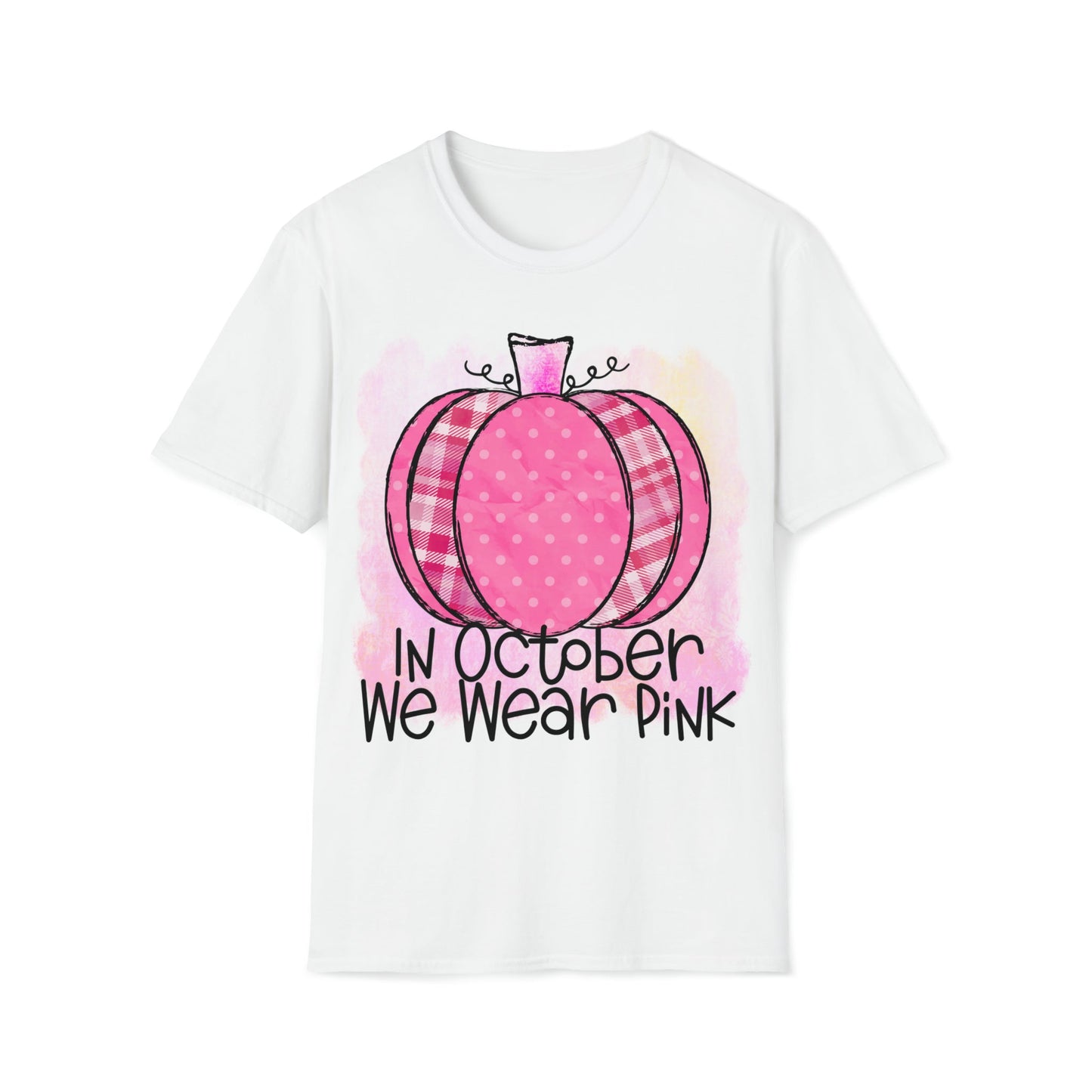 In October We Wear Pink Softstyle T-Shirt