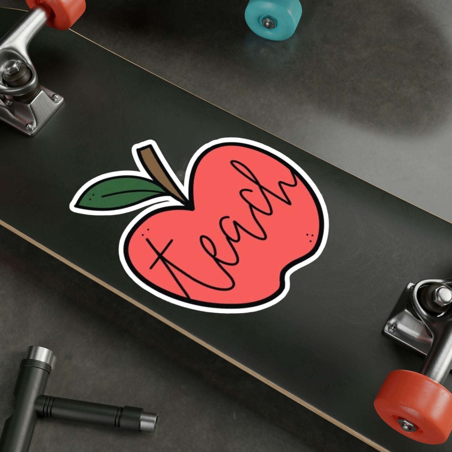 Teacher Apple Sticker