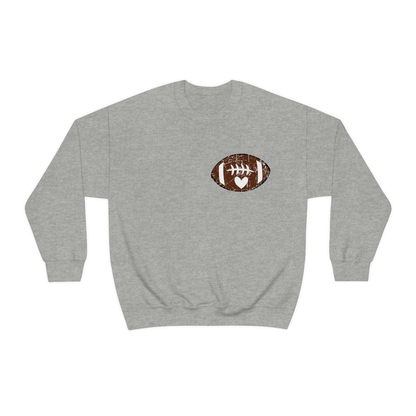 Football Heart Sweatshirt