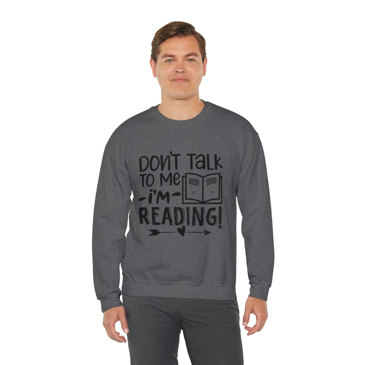 Don’t Talk  Heavy Blend™ Crewneck Sweatshirt