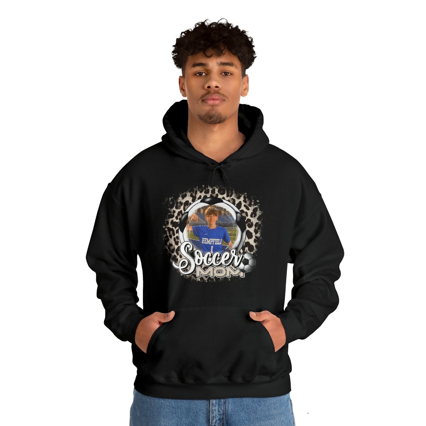 Custom Soccer Mom  Heavy Blend™ Hooded Sweatshirt