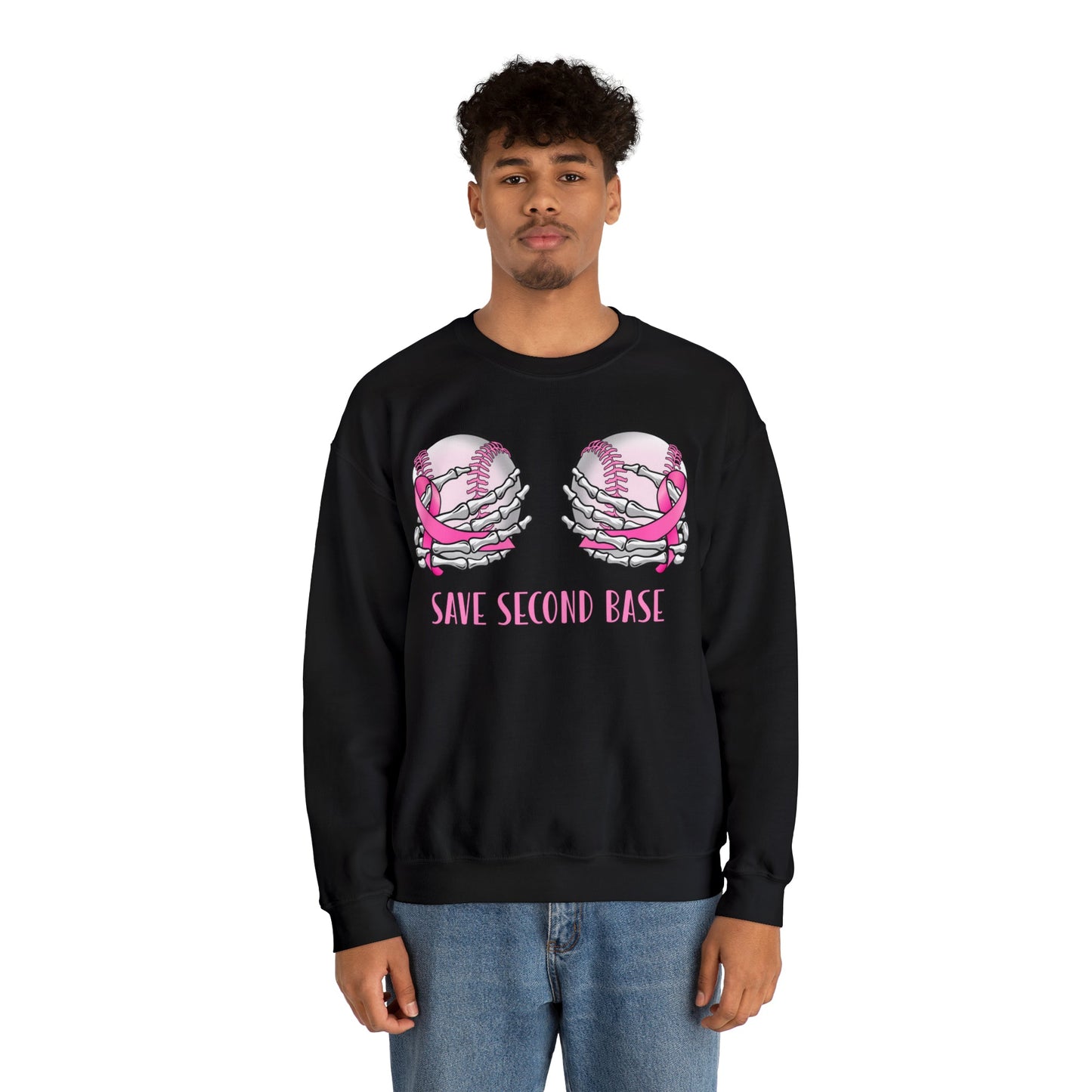 Save Second Base Heavy Blend™ Crewneck Sweatshirt