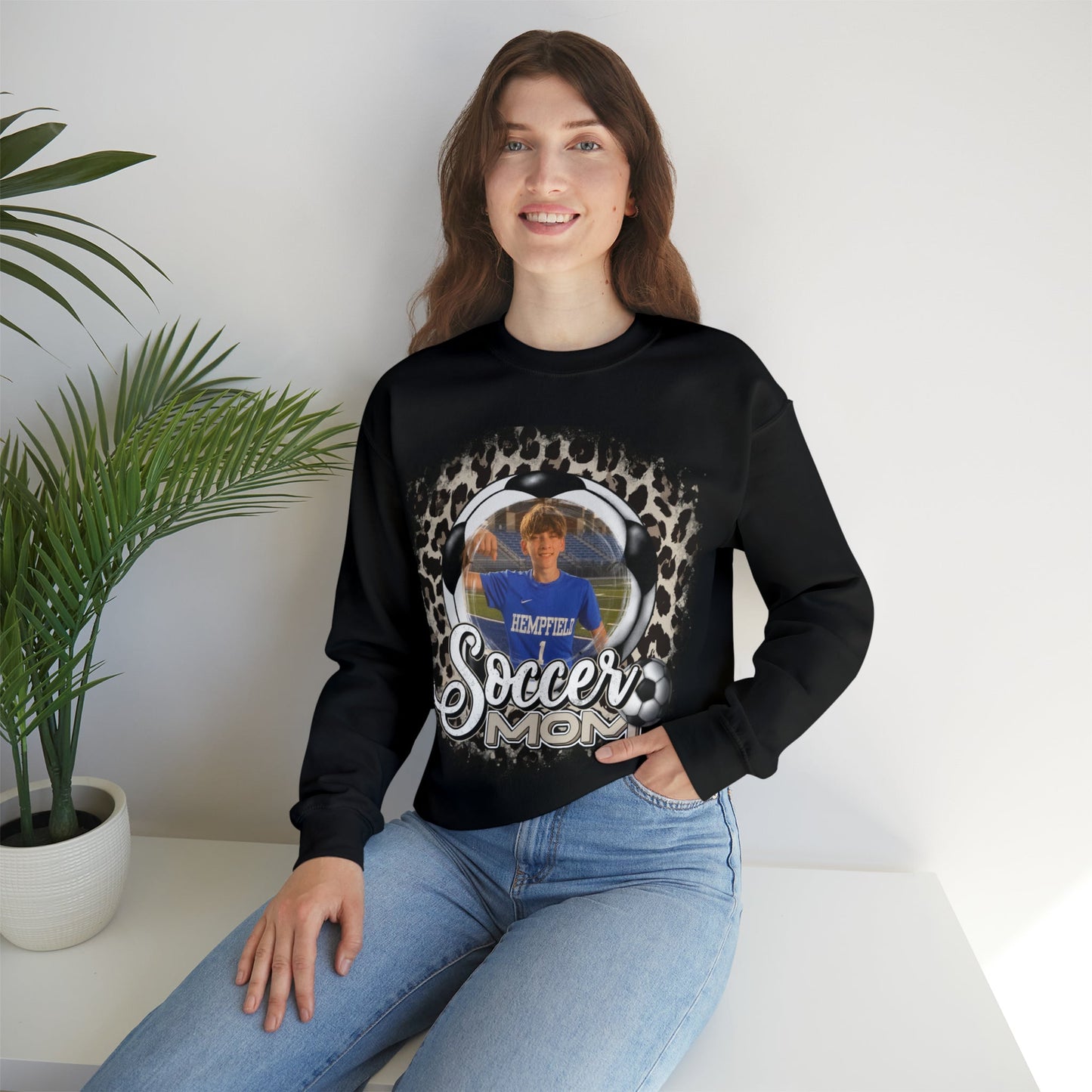 Custom Soccer Mom Heavy Blend™ Crewneck Sweatshirt