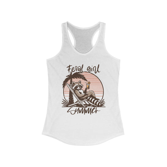 Feral Girl Summer Women's Ideal Racerback Tank