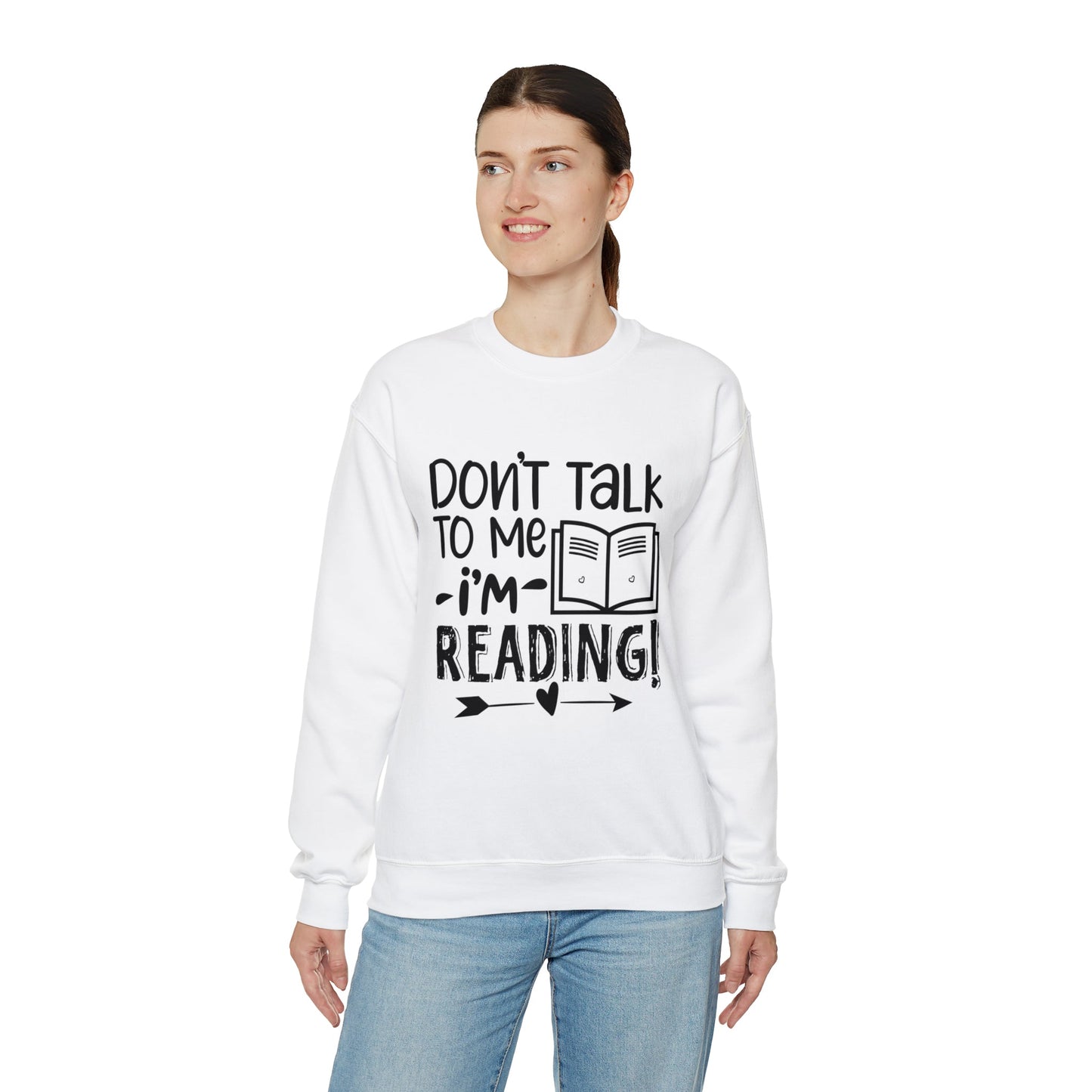 Don’t Talk  Heavy Blend™ Crewneck Sweatshirt