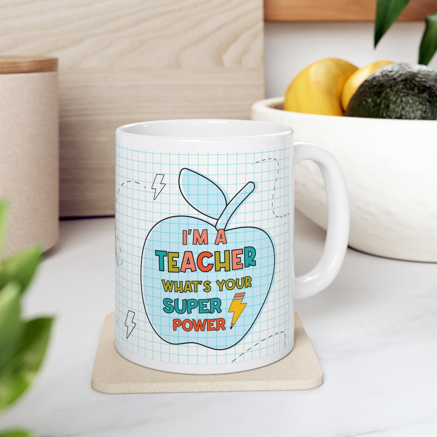 Teacher Superpower Ceramic Mug 11oz