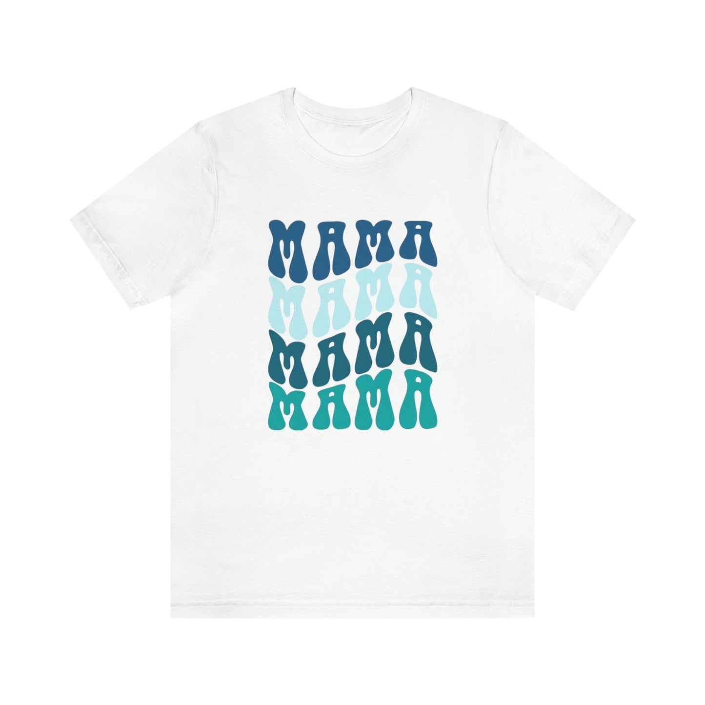 Retro Stacked Blue Mama