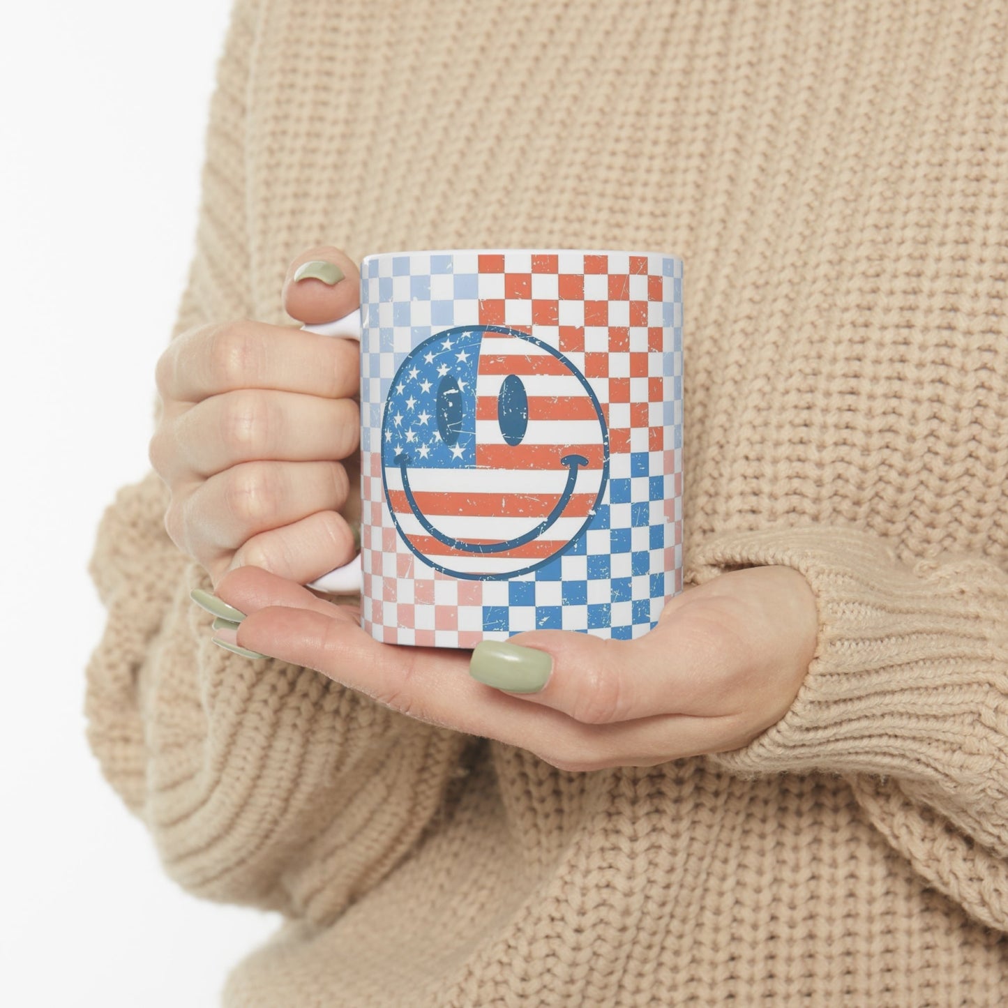 Patriotic Smile  Mug 11oz