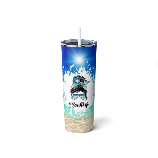 Beach Life - Skinny Tumbler