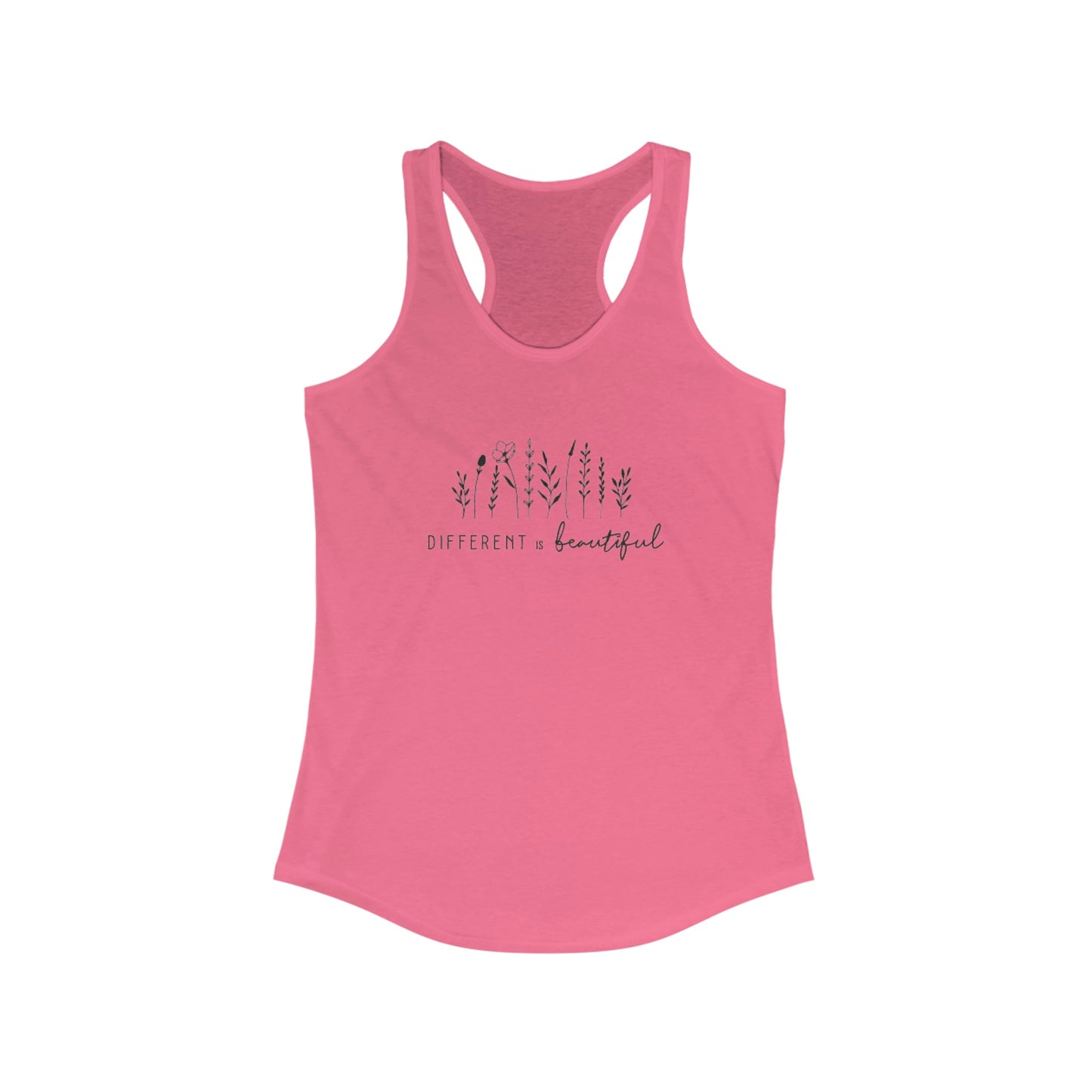 Different is Beautiful Racerback Tank