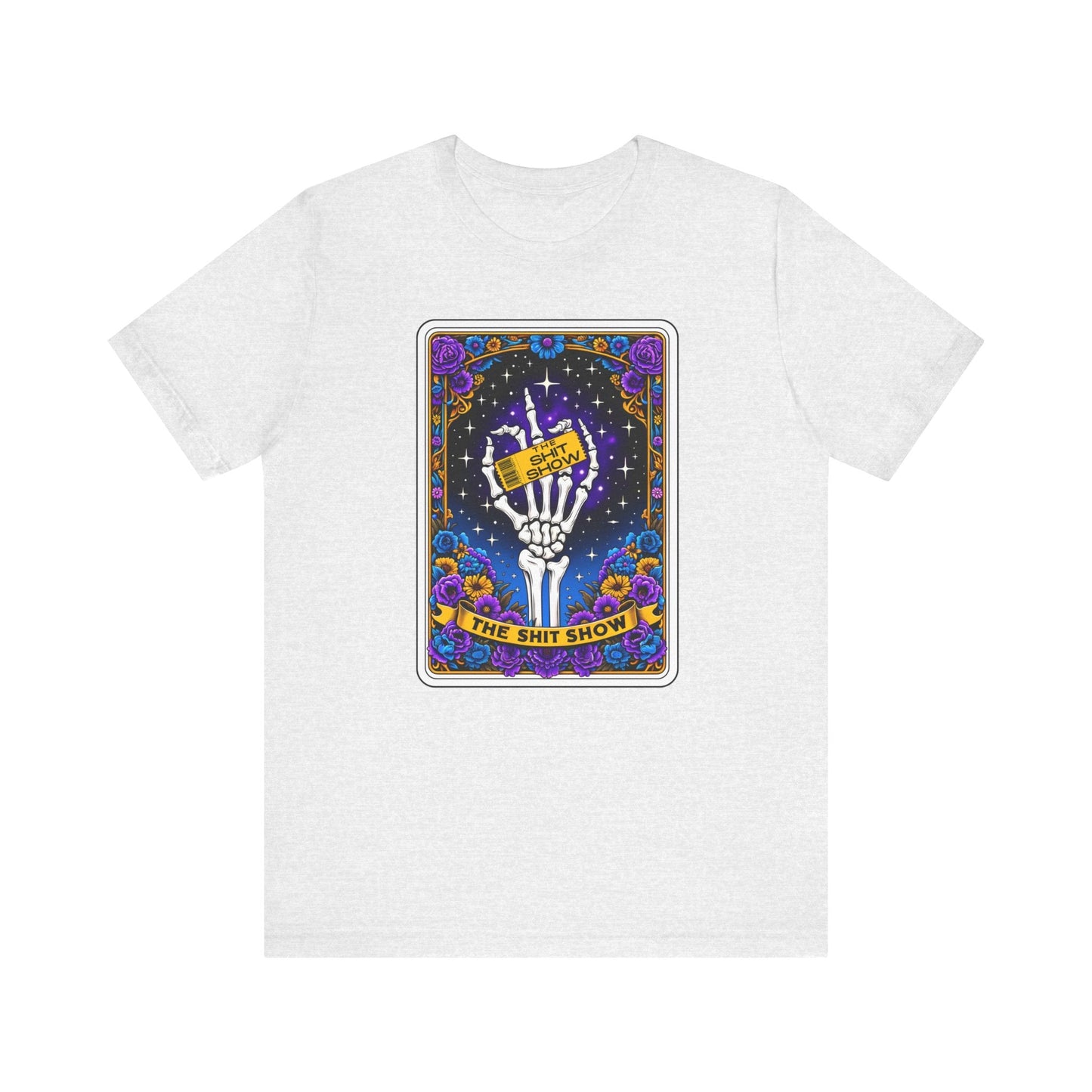 The Shit Show Tarot Card Jersey Short Sleeve Tee