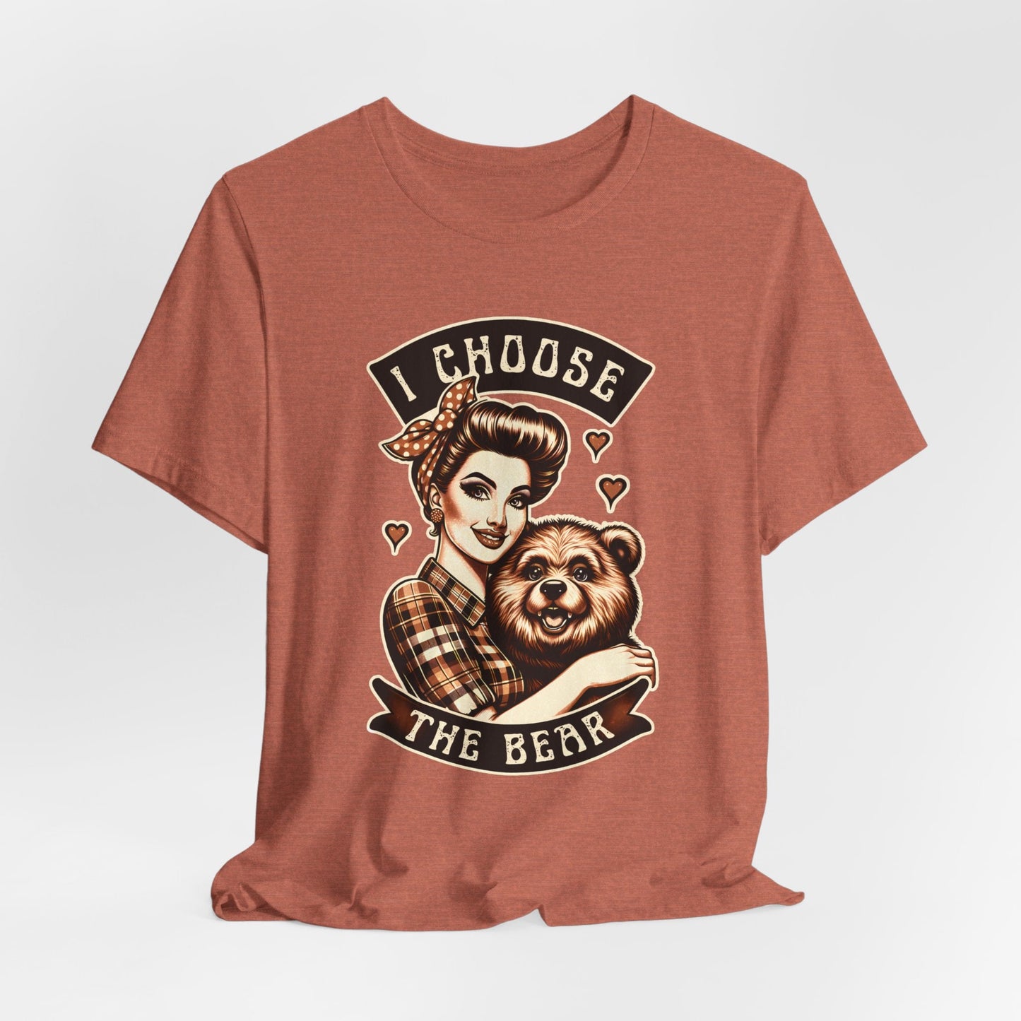 I Choose The Bear Jersey Short Sleeve Tee