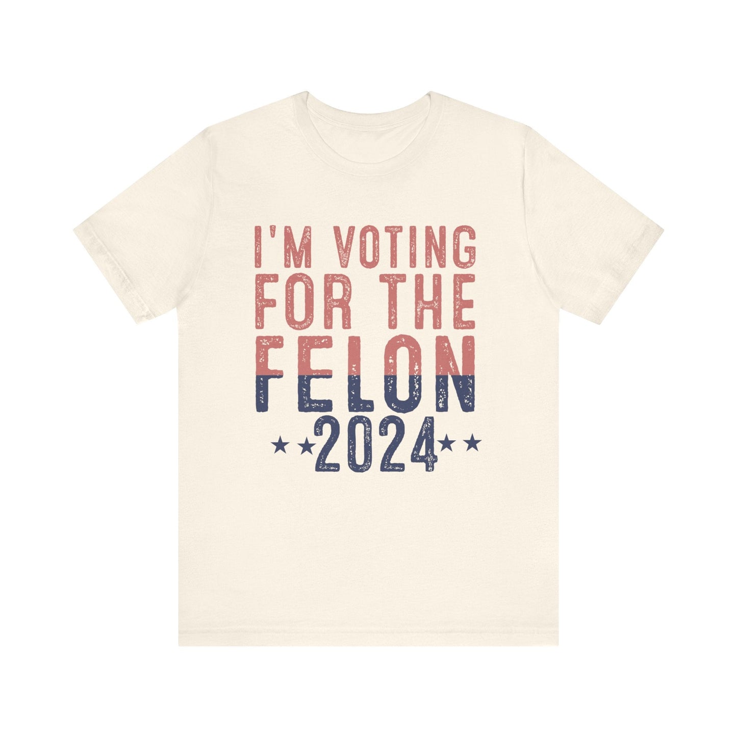 Voting For The Felon Jersey Short Sleeve Tee