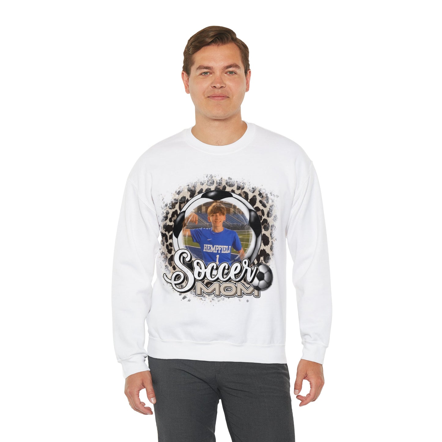 Custom Soccer Mom Heavy Blend™ Crewneck Sweatshirt